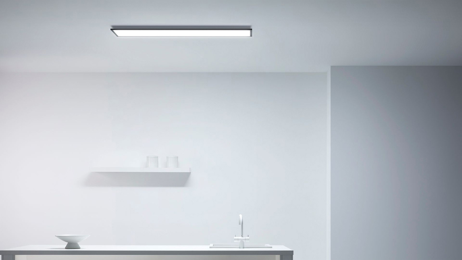 Panel LED Lampa Sufitowa Natynkowa 36W 3400lm 2700-6500K TW 120x30 cm Czarna Prostokątna Inteligentna SMART WiFi Bluetooth Aplikacja WiZ - obszar zastosowań