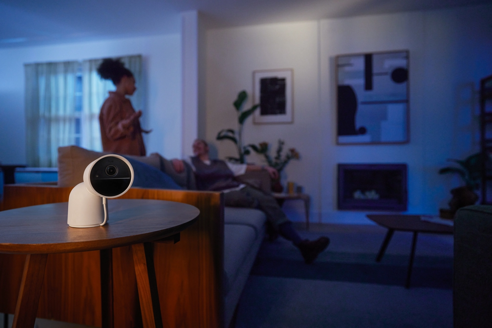 Kamera Przewodowa Wewnętrzna IP 1080p Full HD CMOS Biała Zigbee WiFi SMART Security Camera Secure Philips HUE - obszar zastosowań