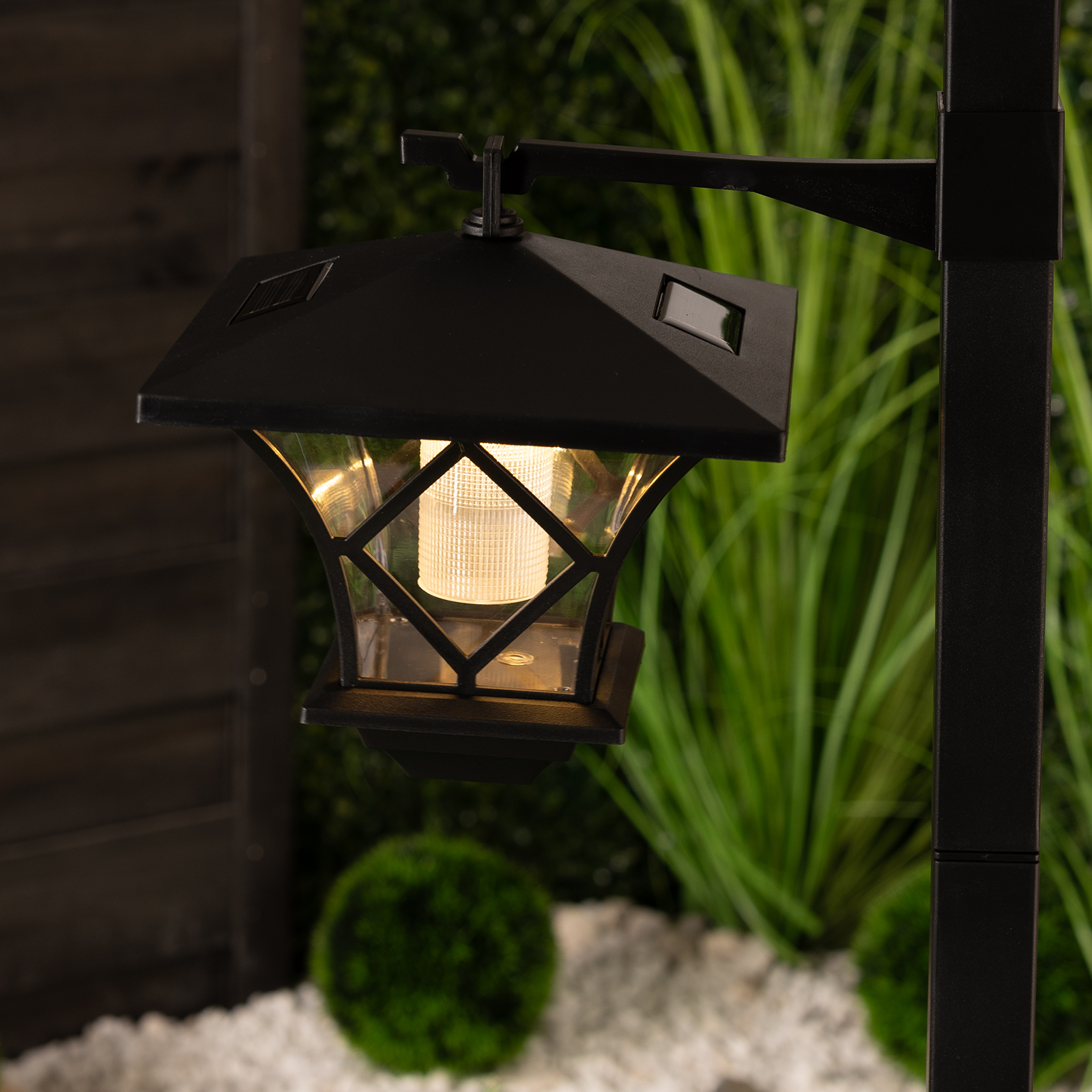 Lampa Solarna Ogrodowa LED RIBES Latarnia Zewnętrzna Słupek 150cm LUMILED - trzecia cecha produktu