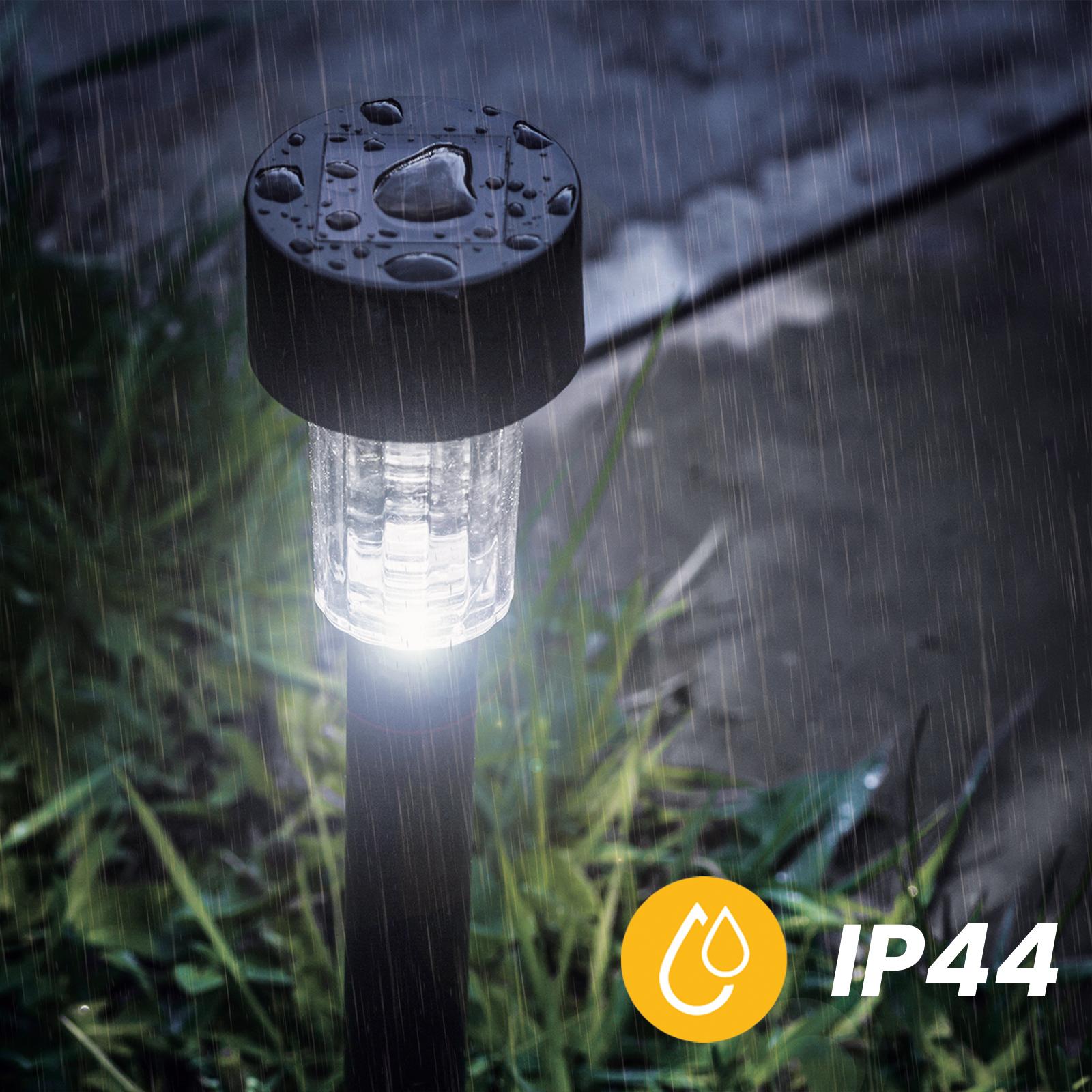 Lampa Ogrodowa LED Solarna Zewnętrzna Wbijana Czarna 6500K PALIS LUMILED - druga cecha produktu