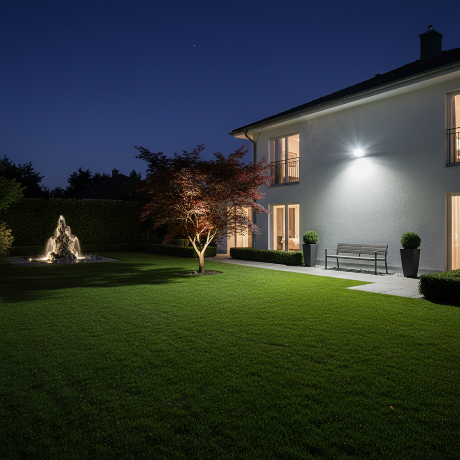 Naświetlacz LED Halogen Zewnętrzny Reflektor 20W 6500K 1800lm IP65 FLOODLIGHT LUX OSRAM - obszar zastosowań