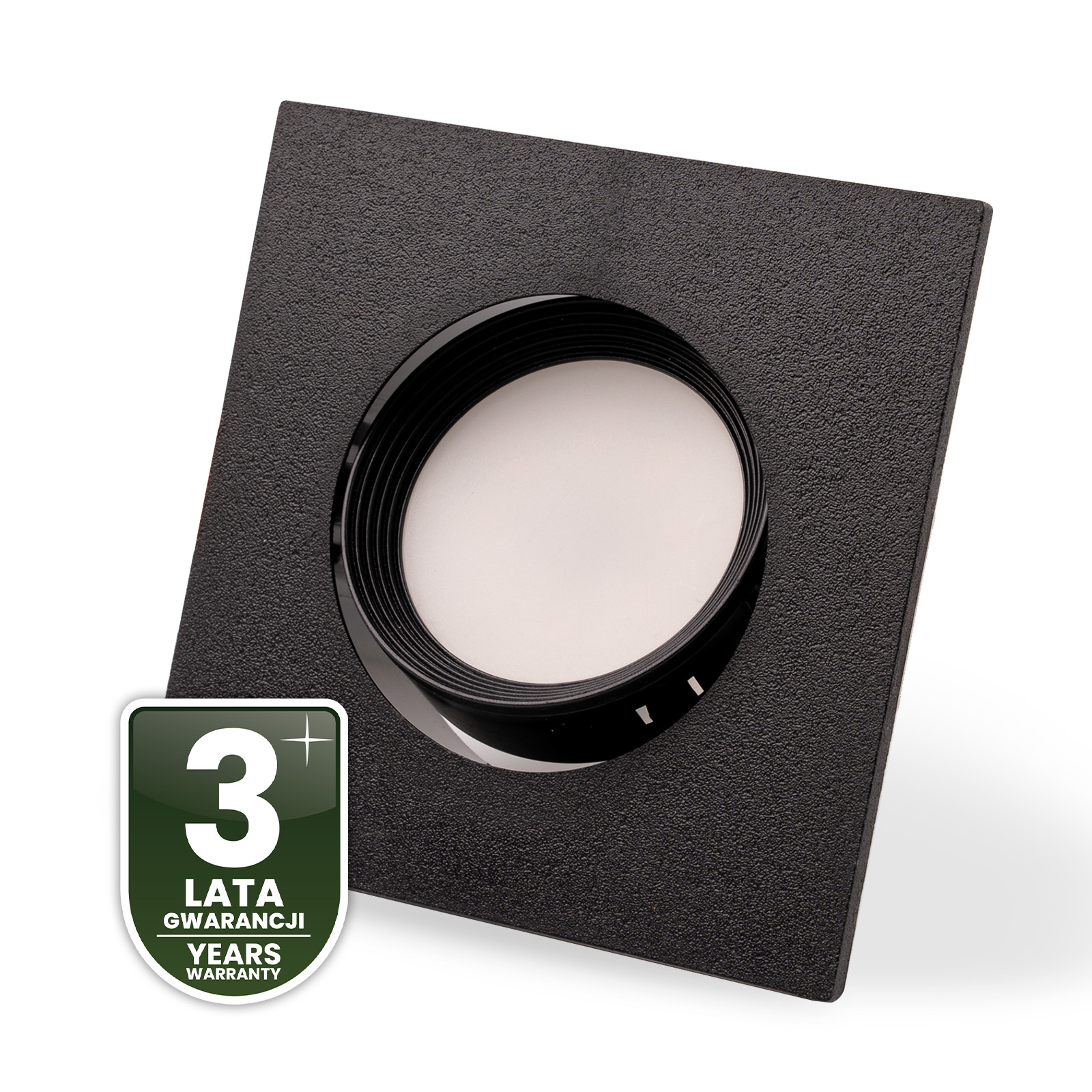 Oprawa Halogenowa Podtynkowa Ruchoma Kwadratowa Czarna GU10 MR16 VENTUS Lumiled - czwarta cecha produktu