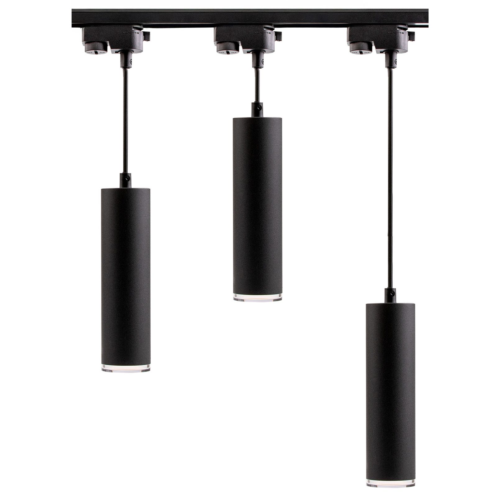 Lampa Sufitowa Szynoprzewód Szyna Zwis Reflektor Szynowy GU10 LED ADERO Czarny LUMILED - pierwsza cecha produktu