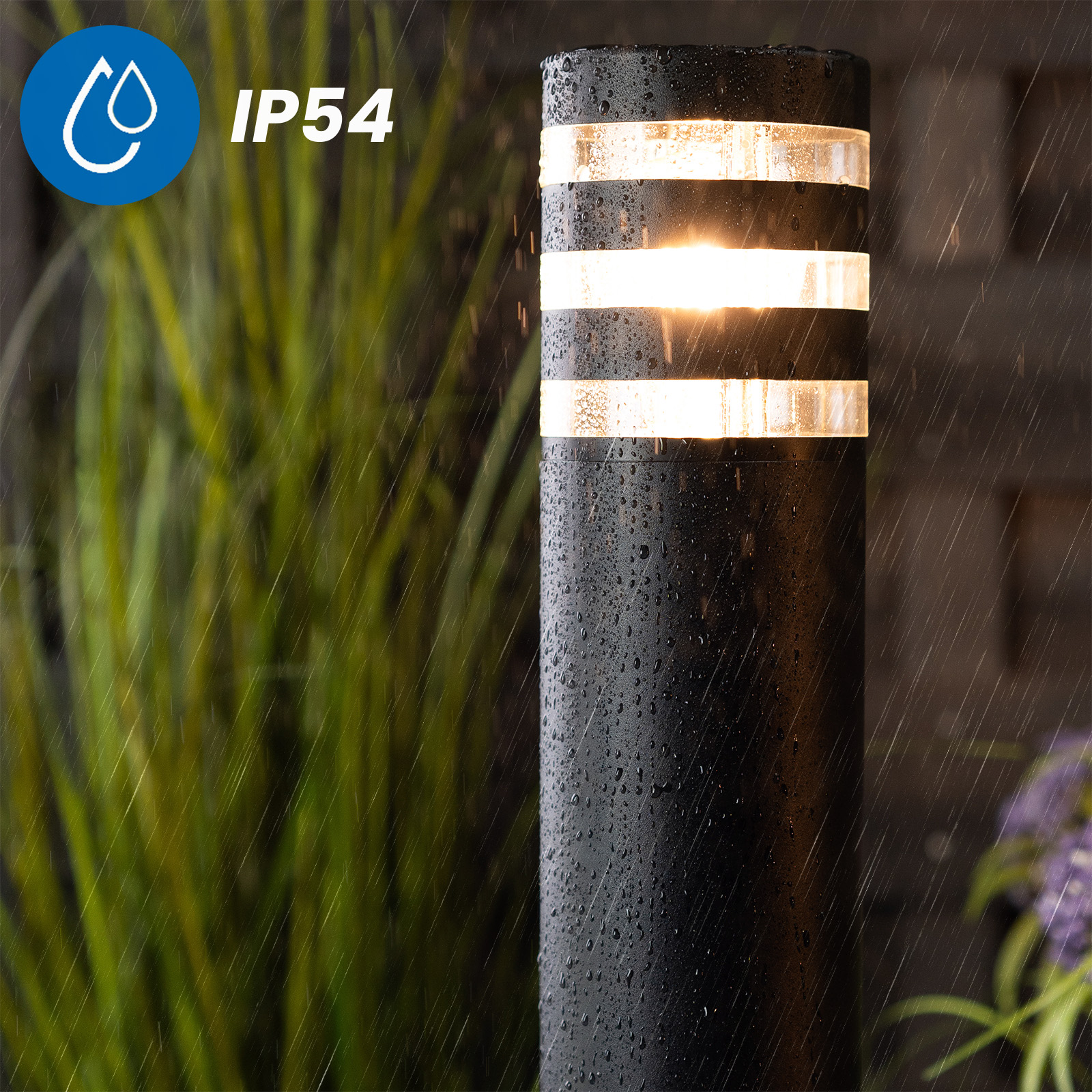 Lampa Ogrodowa Słupek Zewnętrzny Stojący E27 LED RINGO 80cm LUMILED - trzecia cecha produktu