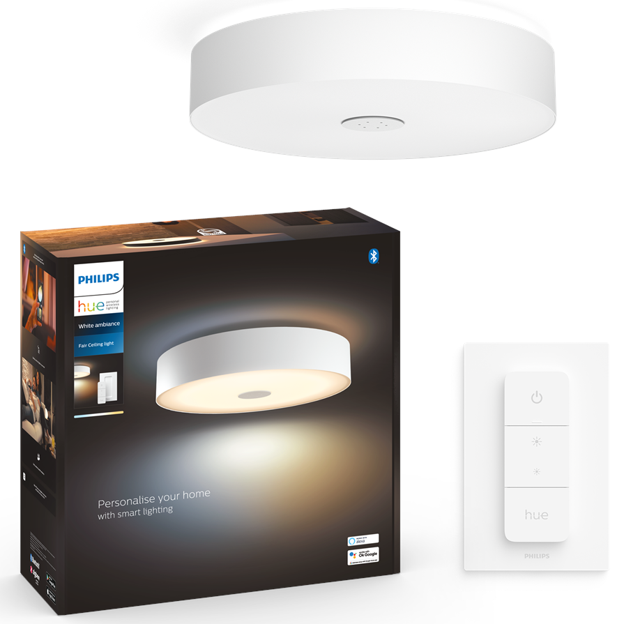 Plafon LED Lampa Sufitowa Natynkowa 25W 2900lm IP20 White Ambiance TW Biała 44cm Inteligentna SMART Zigbee Bluetooth Fair Philips HUE - główne zdjęcie produktu