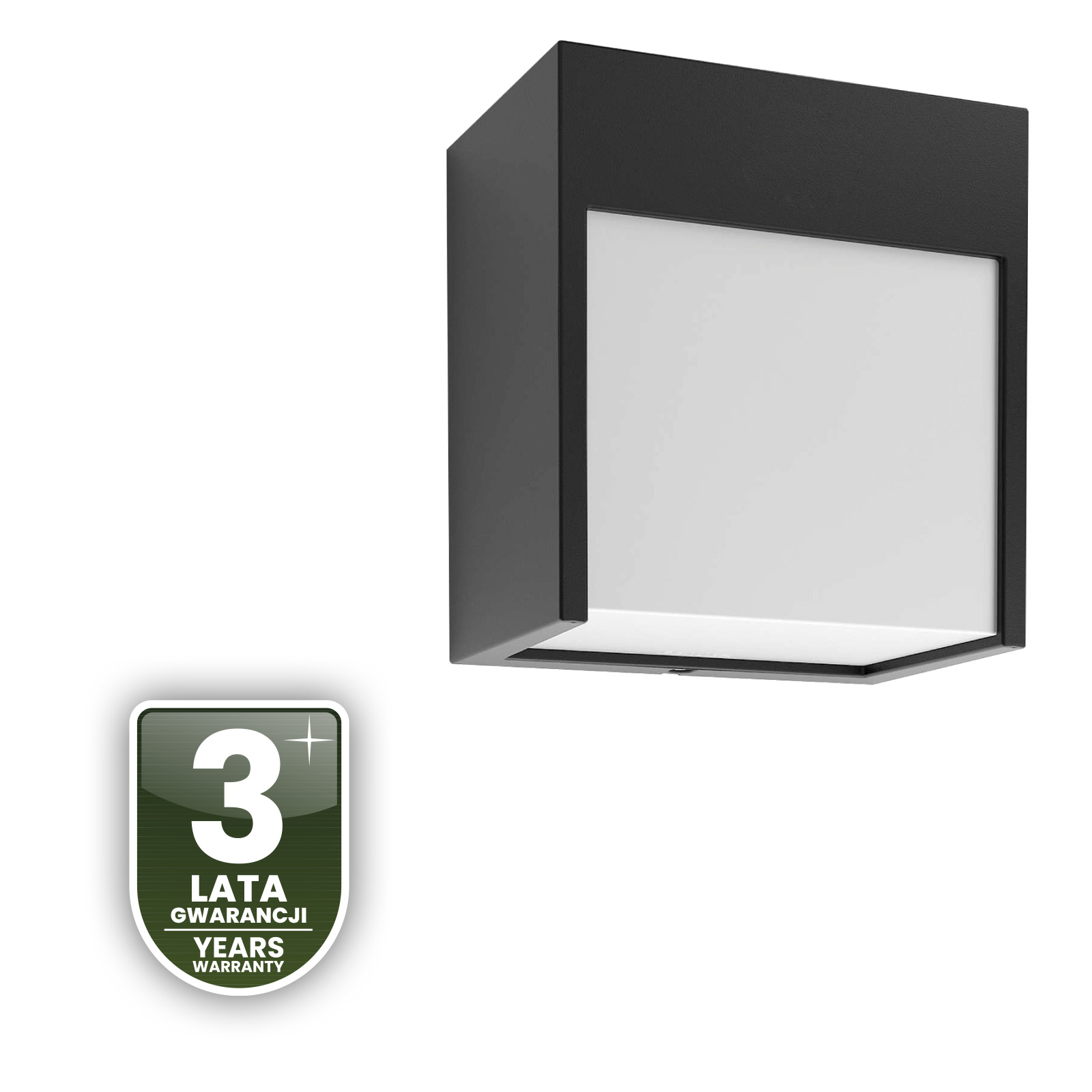 Lampa Ogrodowa Ścienna LED Kinkiet Elewacyjny Zewnętrzny IP54 12W 3000K RUBUS LUMILED - czwarta cecha produktu