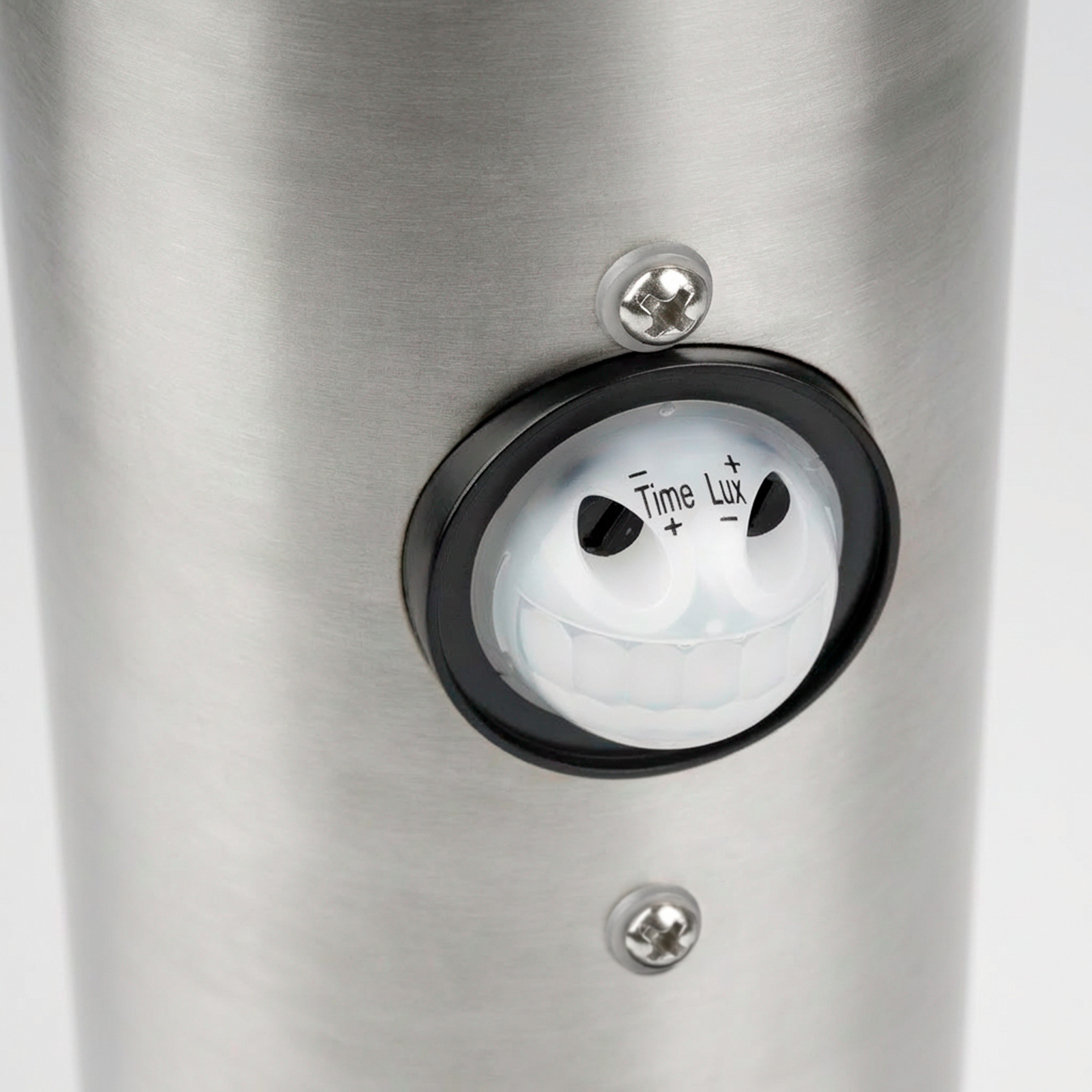 Lampa Ogrodowa Zewnętrzna E27 INOX SŁUPEK 45cm z Czujnikiem Ruchu Lilium LUMILED - druga cecha produktu