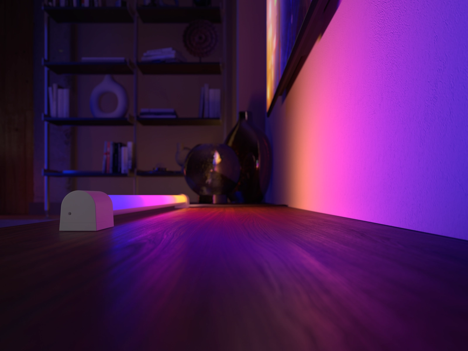 Lampa Liniowa LED Light Bar TUBA 140cm Gradient 20W 1800lm IP20 White and Color Ambiance RGB + TW Biała Inteligentna SMART Zigbee Bluetooth Play Tube Philips HUE - pierwsza cecha produktu