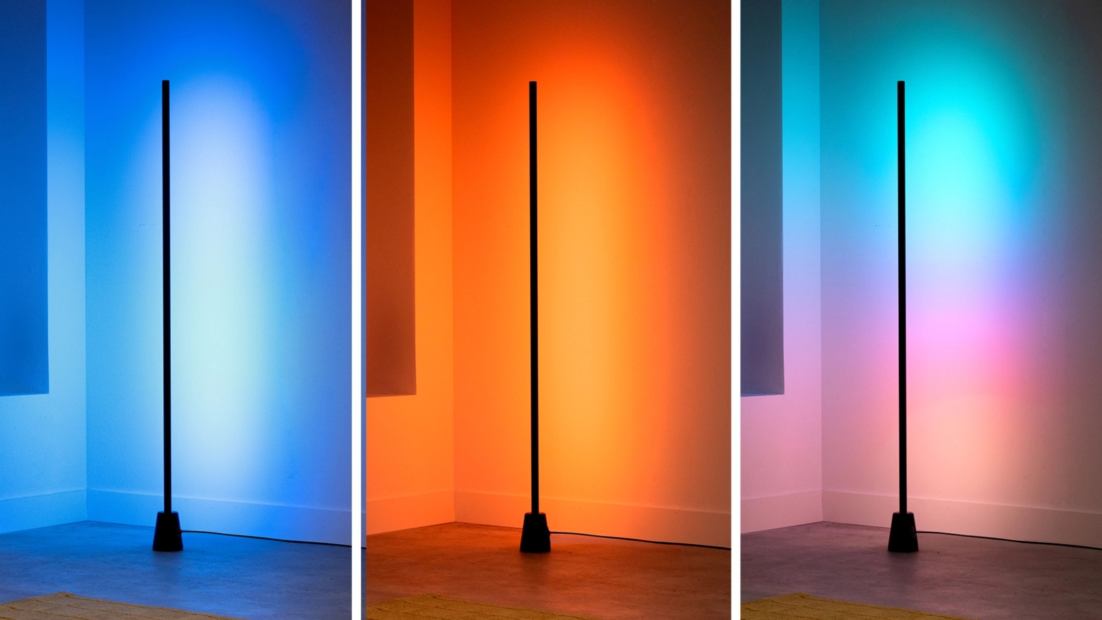 Lampa Podłogowa LED Gamingowa RGBIC Gradient 135cm Floor Light Inteligentna SMART WiFi Bluetooth Aplikacja WiZ - pierwsza cecha produktu