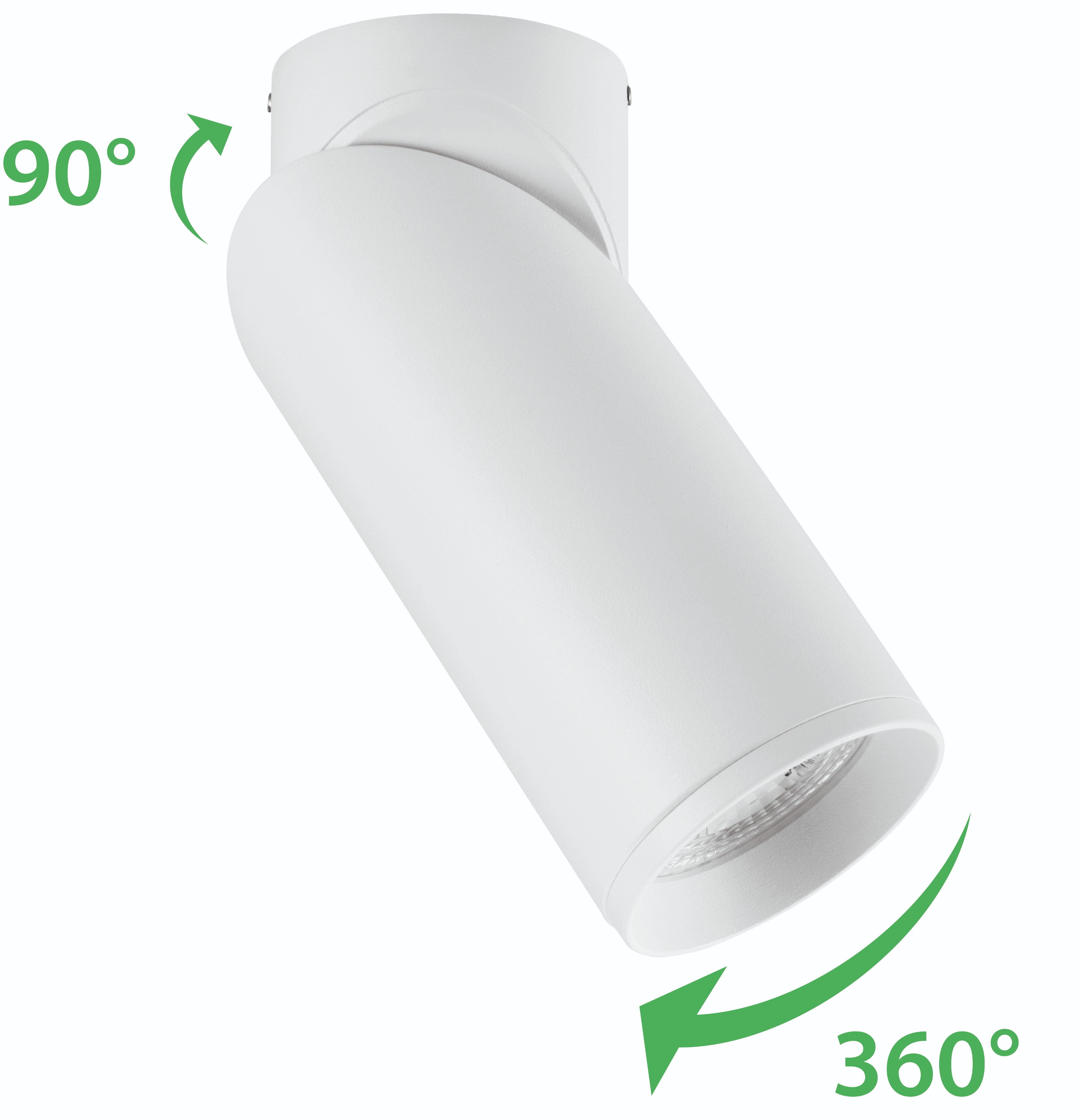 Lampa Sufitowa SPOT TUBA Reflektor Oprawa Halogenowa 1x GU10 TABULA LUMILED - druga cecha produktu