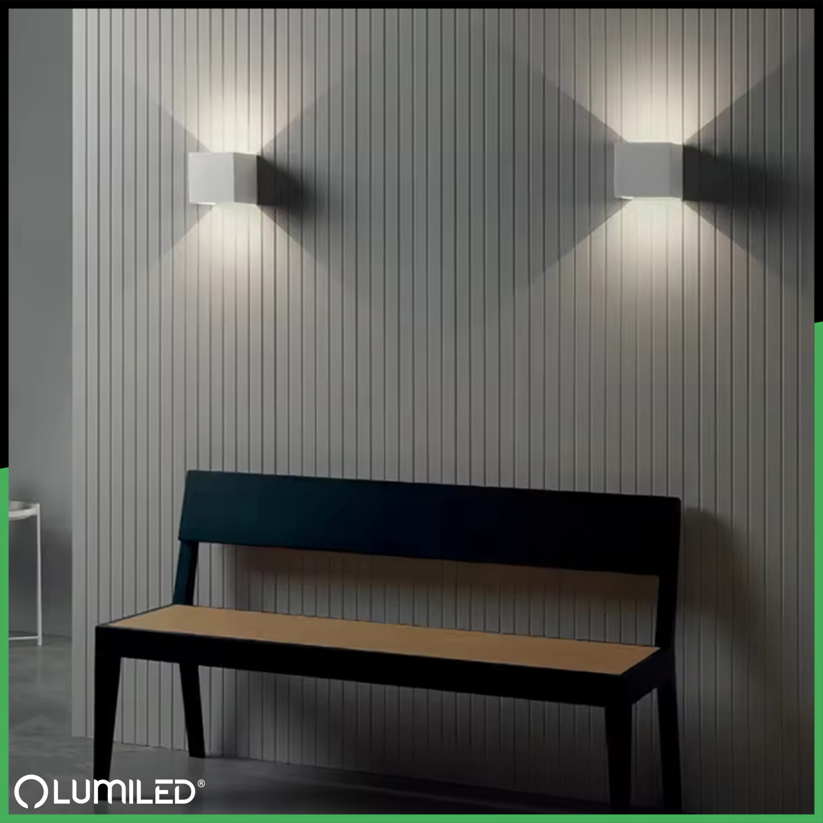 Kinkiet Ogrodowy Elewacyjny LED G9 Regulowany Góra Dół Grafit PYXIS LUMILED - obszar zastosowań
