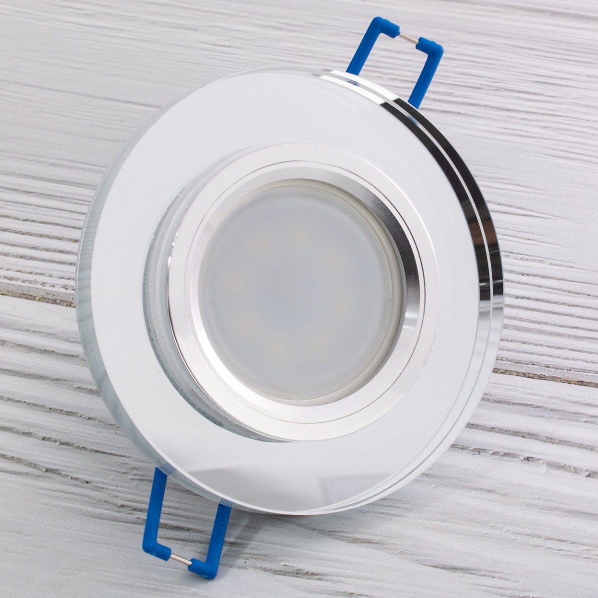 Oprawa halogenowa SZKLANA Sufitowa LED GU10 MR16 stała Okrągła Ariel przeźroczysta - druga cecha produktu