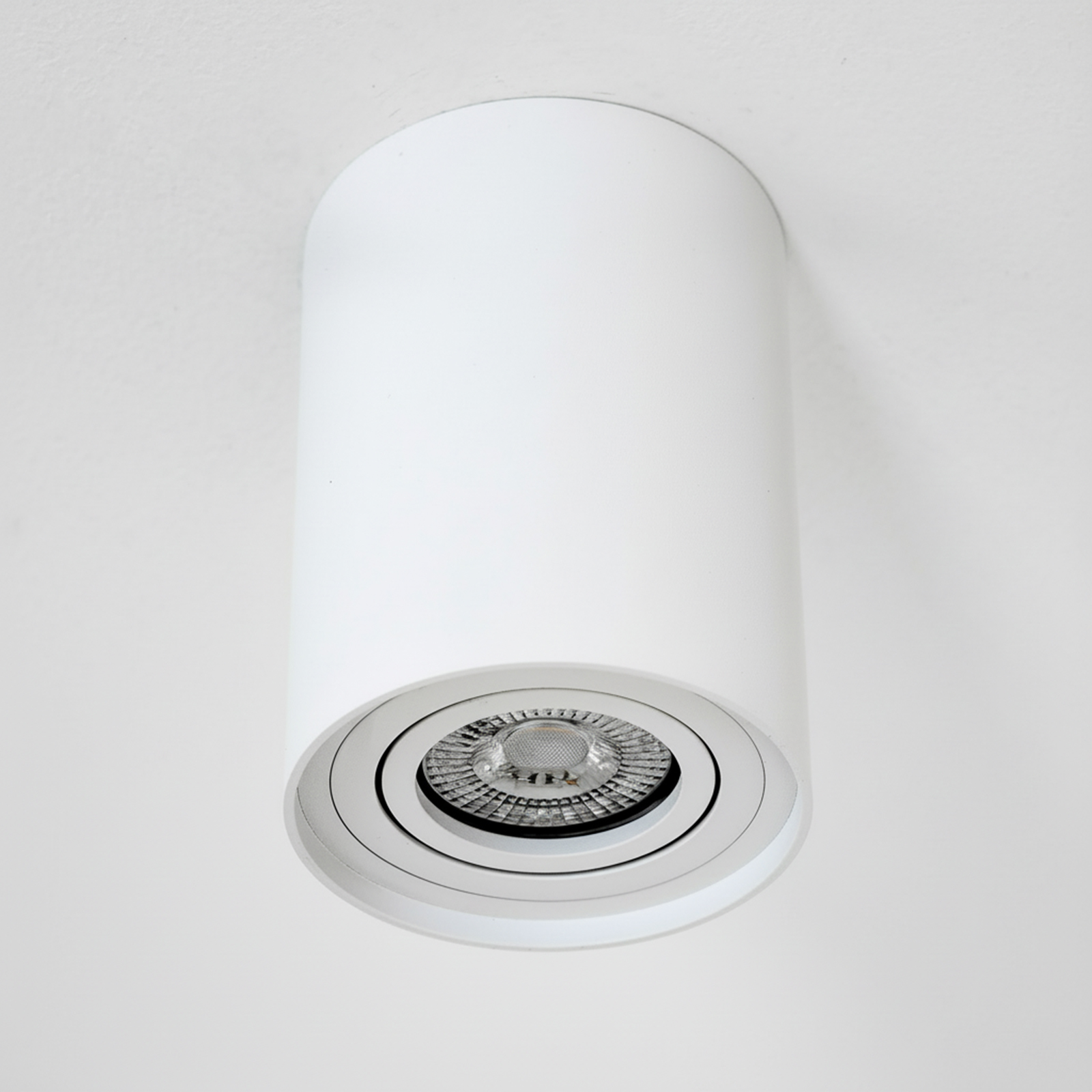 Oprawa Natynkowa HALOGENOWA Spot Tuba Ruchoma GU10 Okrągła Biała 115mm AMAT-L LUMILED - pierwsza cecha produktu