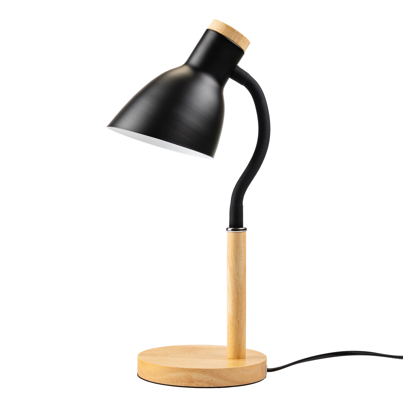 Lampka Biurkowa Szkolna Kreślarska Stołowa Dekoracyjna E27 NIKO Czarna Lumiled - pierwsza cecha produktu