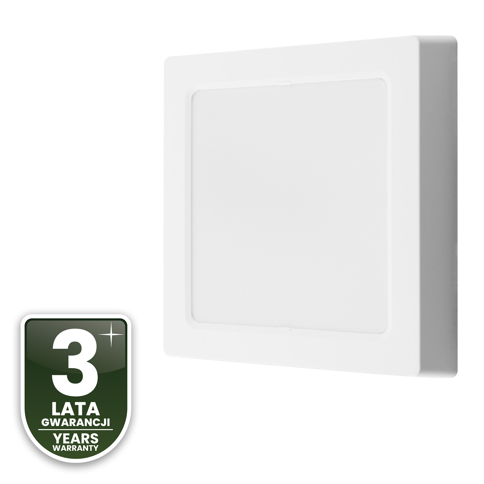 Oprawa Natynkowa Lampa LED Sufitowa 12W Kwadrat 4000K GLOW Biała LUMILED - czwarta cecha produktu