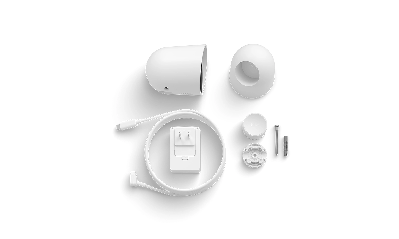 Kamera Przewodowa Wewnętrzna IP 2K QHD 1440p CMOS Biała Zigbee WiFi SMART Security Camera Secure Philips HUE - skład produktu