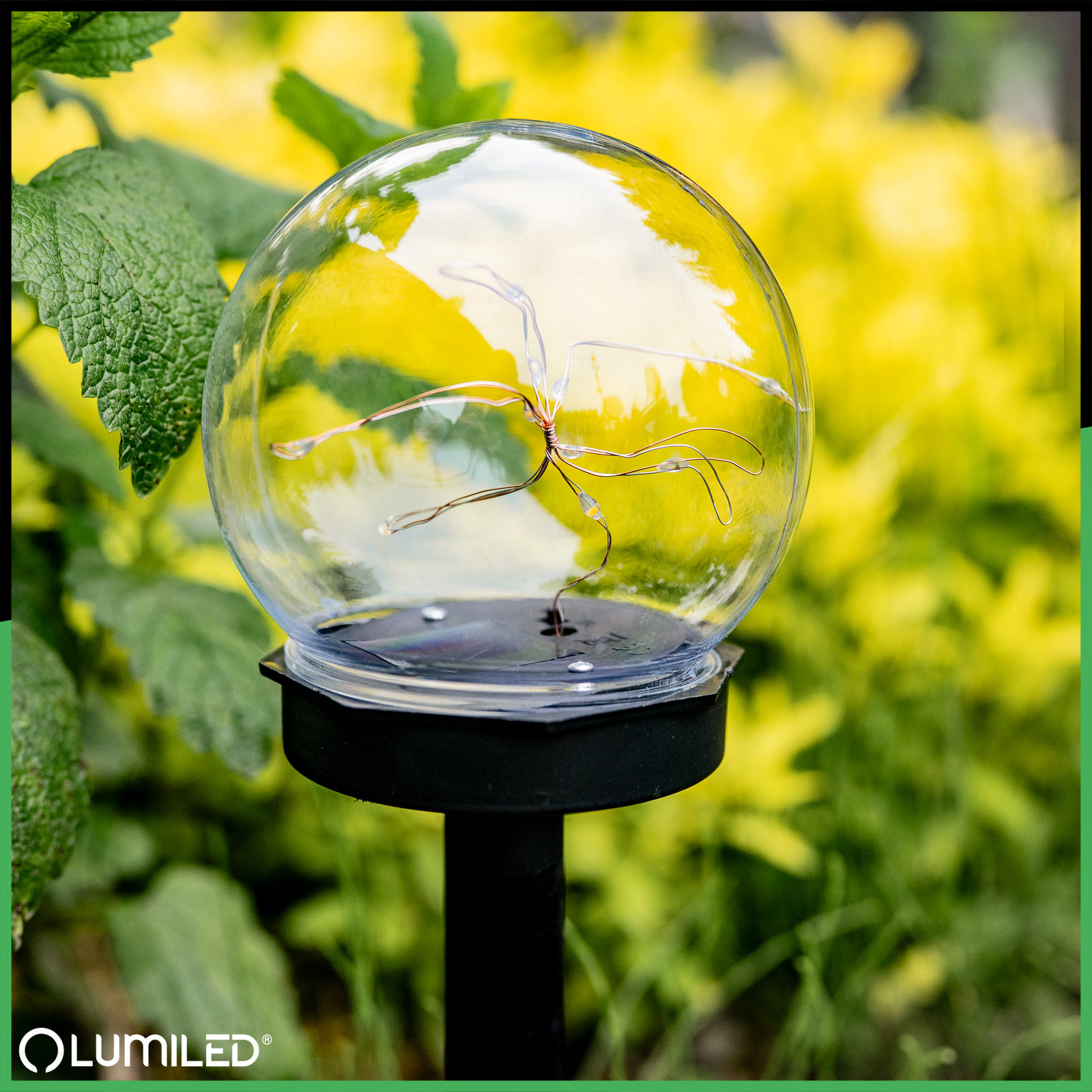 Lampa Solarna Ogrodowa LED 3000K IP44 10cm Wbijana Ozdobna Kula GLORIS LUMILED - druga cecha produktu