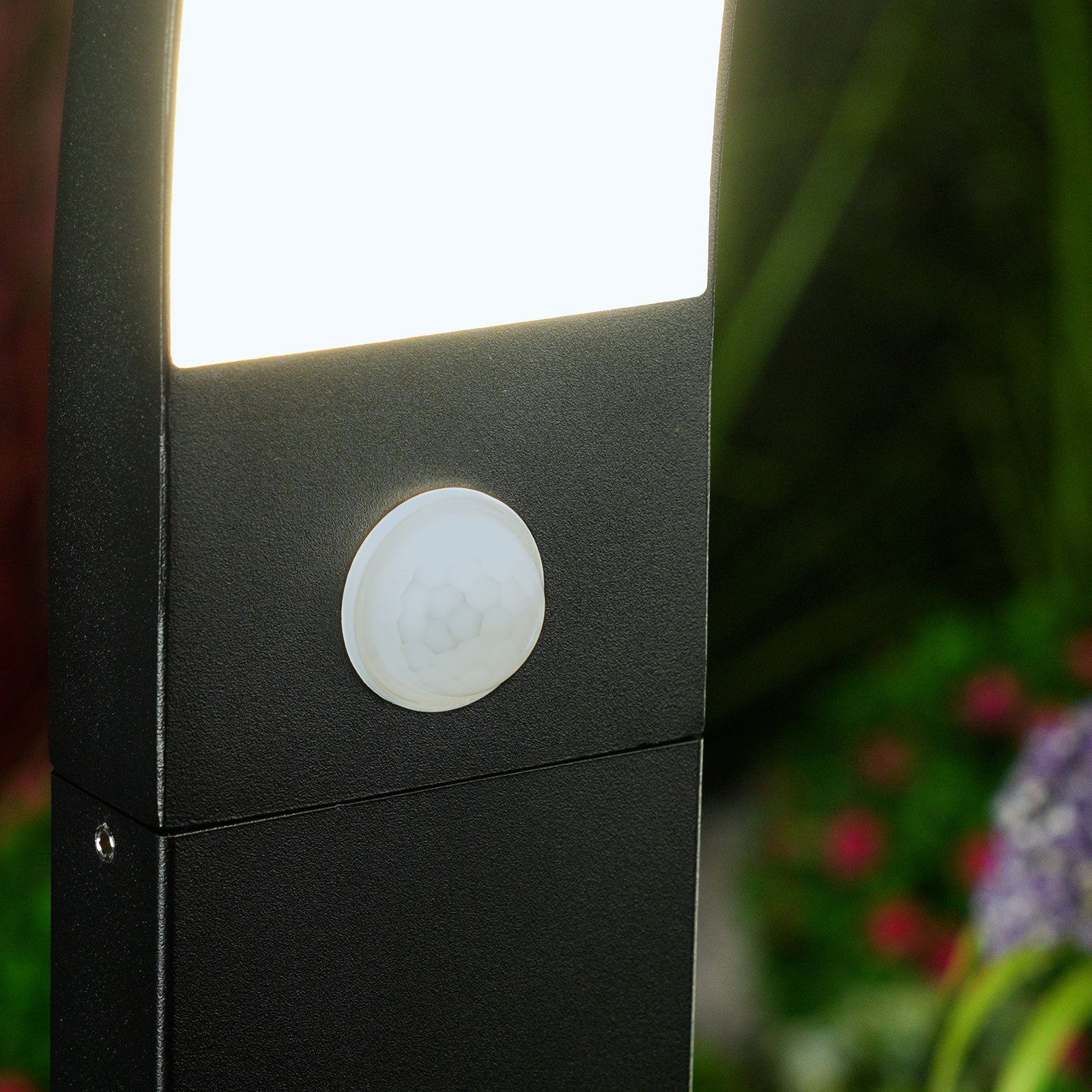 Lampa Ogrodowa Słupek Zewnętrzny Stojący 11W LED 4000K Czujnik Ruchu ANVES 80cm LUMILED - pierwsza cecha produktu