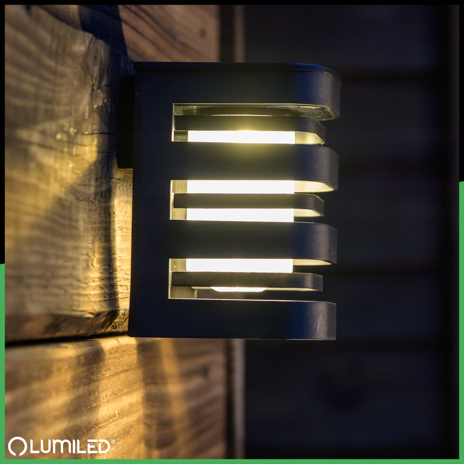 Kinkiet Solarny Lampa Elewacyjna LED Natynkowa CAMILA 3000K Czujnik Zmierzchu LUMILED - obszar zastosowań