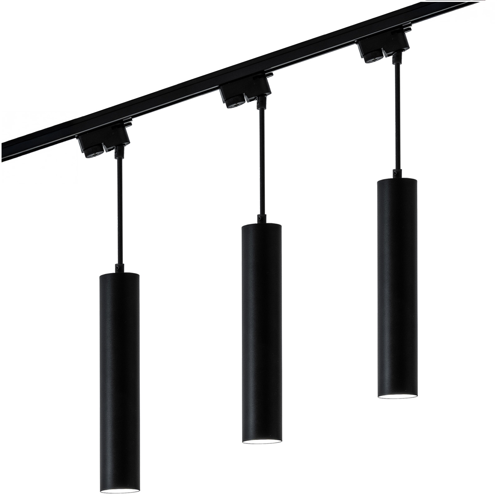 Zestaw Szyna Oświetleniowa Szynoprzewód 1m + 3x Reflektor Szynowy Soplo GU10 Czarny LUMILED - trzecia cecha produktu