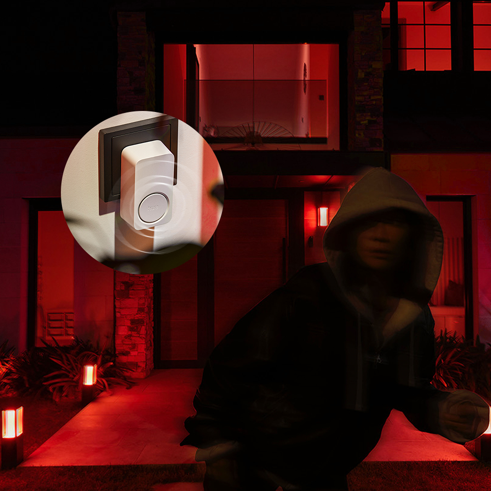 Inteligentny Dzwonek do Drzwi Odbiornik Biały SMART Zigbee Chime Secure Philips HUE - pierwsza cecha produktu