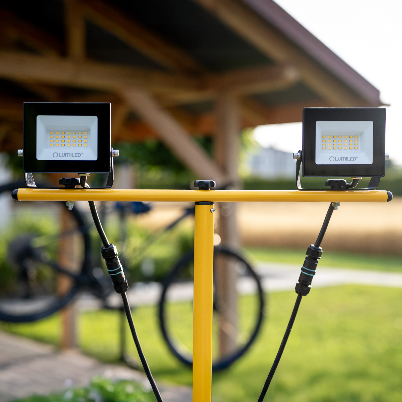 Naświetlacz Zestaw LED Lampa 2x 20W Robocza Statyw Budowlany 6500K - pierwsza cecha produktu