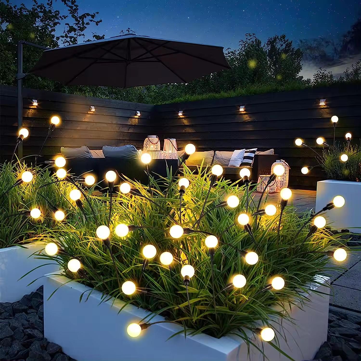 Lampa Solarna Dmuchawiec Kuleczki 70 cm TULIO IP44 3000K LUMILED - aranżacja