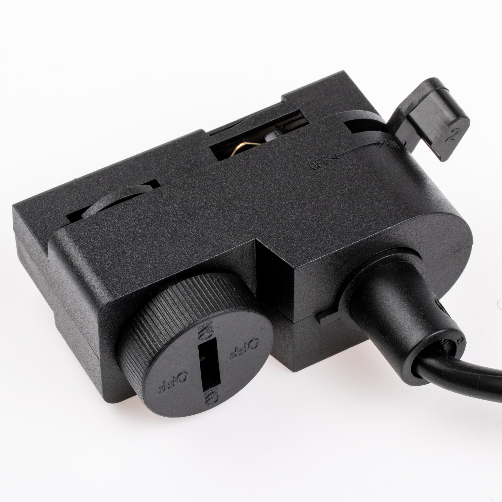 Lampa Sufitowa Szynoprzewód Szyna Zwis Reflektor Szynowy GU10 LED ADERO Czarny LUMILED - druga cecha produktu