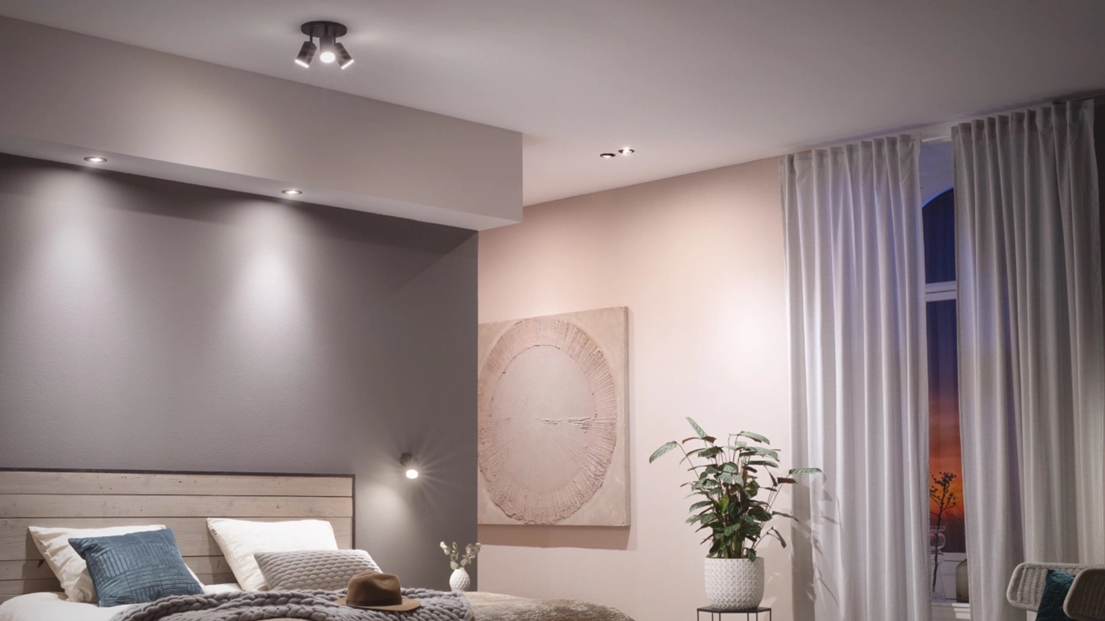 Oprawa Podtynkowa Wpuszczana LED 4.2W 400lm IP20 White and Color Ambiance RGB + TW Biała Inteligentna SMART Zigbee Bluetooth Centura Philips HUE - obszar zastosowań