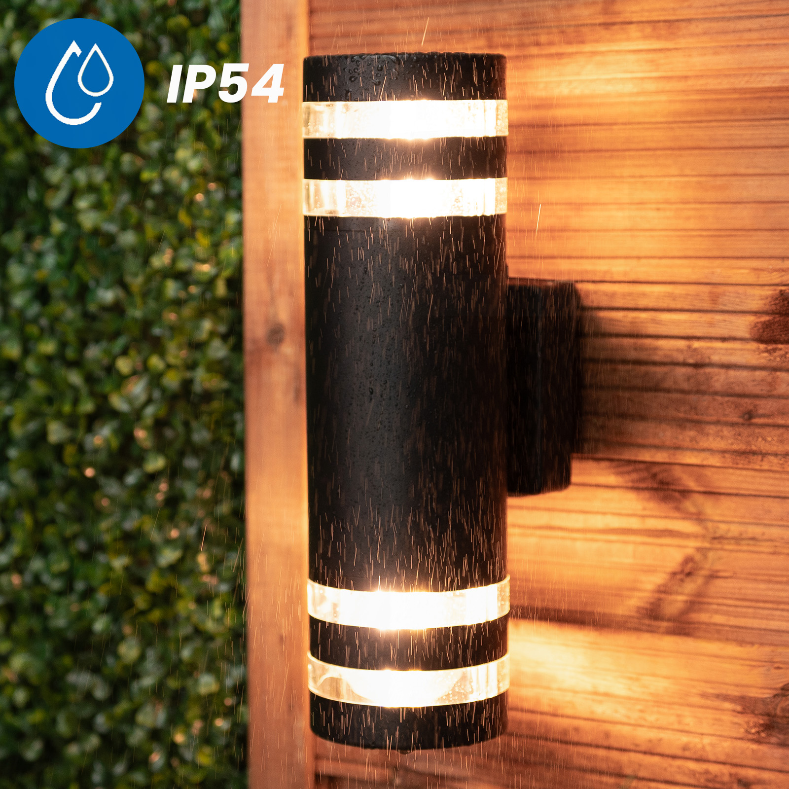 Lampa Ogrodowa Kinkiet Elewacyjny 2x E27 LED Natynkowy Góra Dół RINGO LUMILED - druga cecha produktu