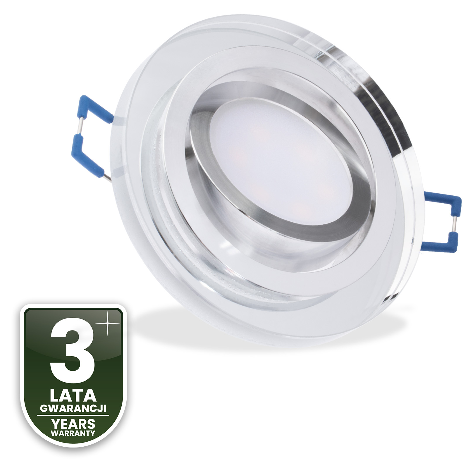 Oprawa Halogenowa Podtynkowa Lampa Sufitowa Szklana Okrągła Ruchoma GU10 ARIAN LUMILED - czwarta cecha produktu