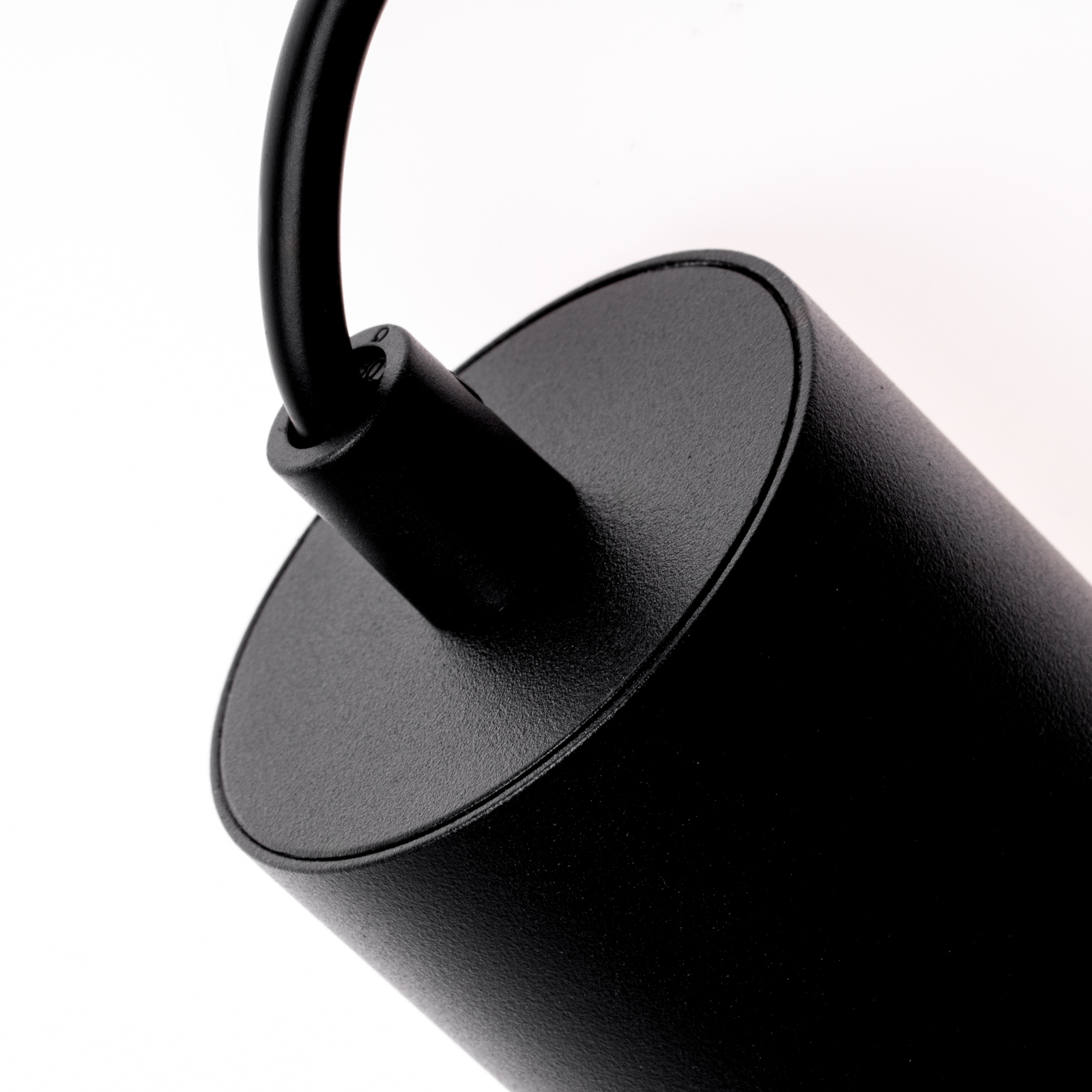 Lampa Wisząca Sufitowa LED GU10 Żyrandol Reflektor Tuba Zwis ELIGIS Czarny LUMILED - druga cecha produktu