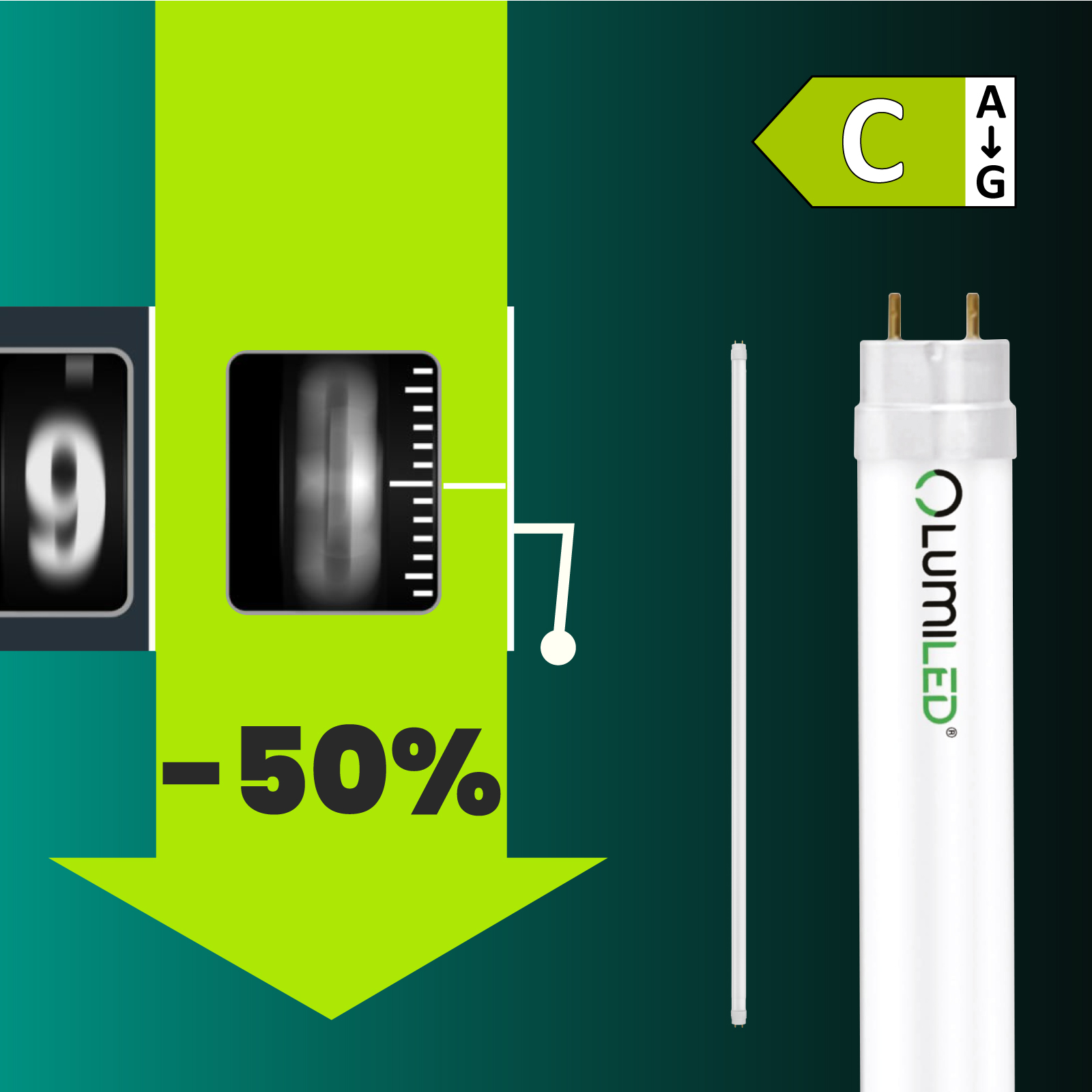 Świetlówka LED G13 T8 TUBA 18W 2880lm 6500K Zimna 160lm/W 120cm Lumiled - trzecia cecha produktu