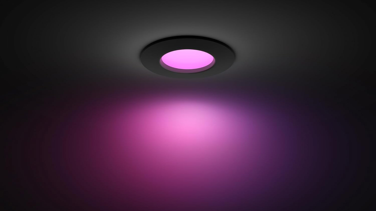 Panel LED Oprawa Podtynkowa Wpuszczana 12W 1500lm IP44 White and Color Ambiance RGB + TW Czarna Inteligentna SMART Zigbee Bluetooth Slim Downlights Philips HUE - druga cecha produktu