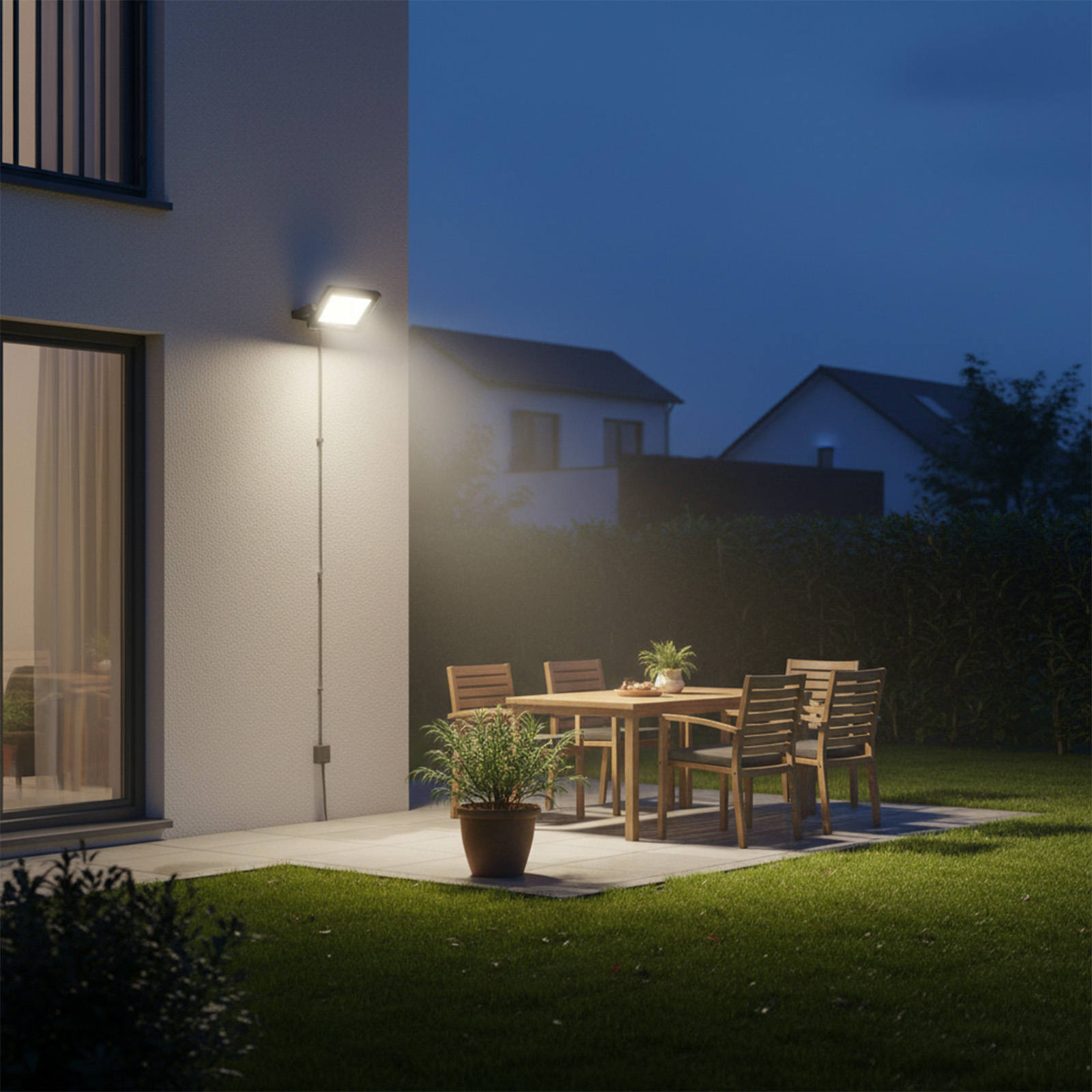 Naświetlacz LED Halogen Zewnętrzny Reflektor 10W 4000K 900lm IP65 FLOODLIGHT LUX OSRAM - obszar zastosowań