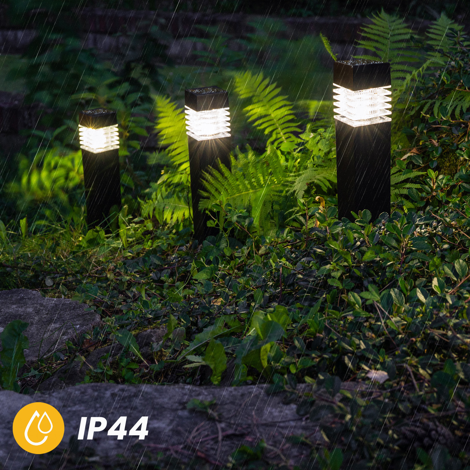 Lampa Solarna Ogrodowa LED NARIS Wbijana Słupek 40cm LUMILED - druga cecha produktu