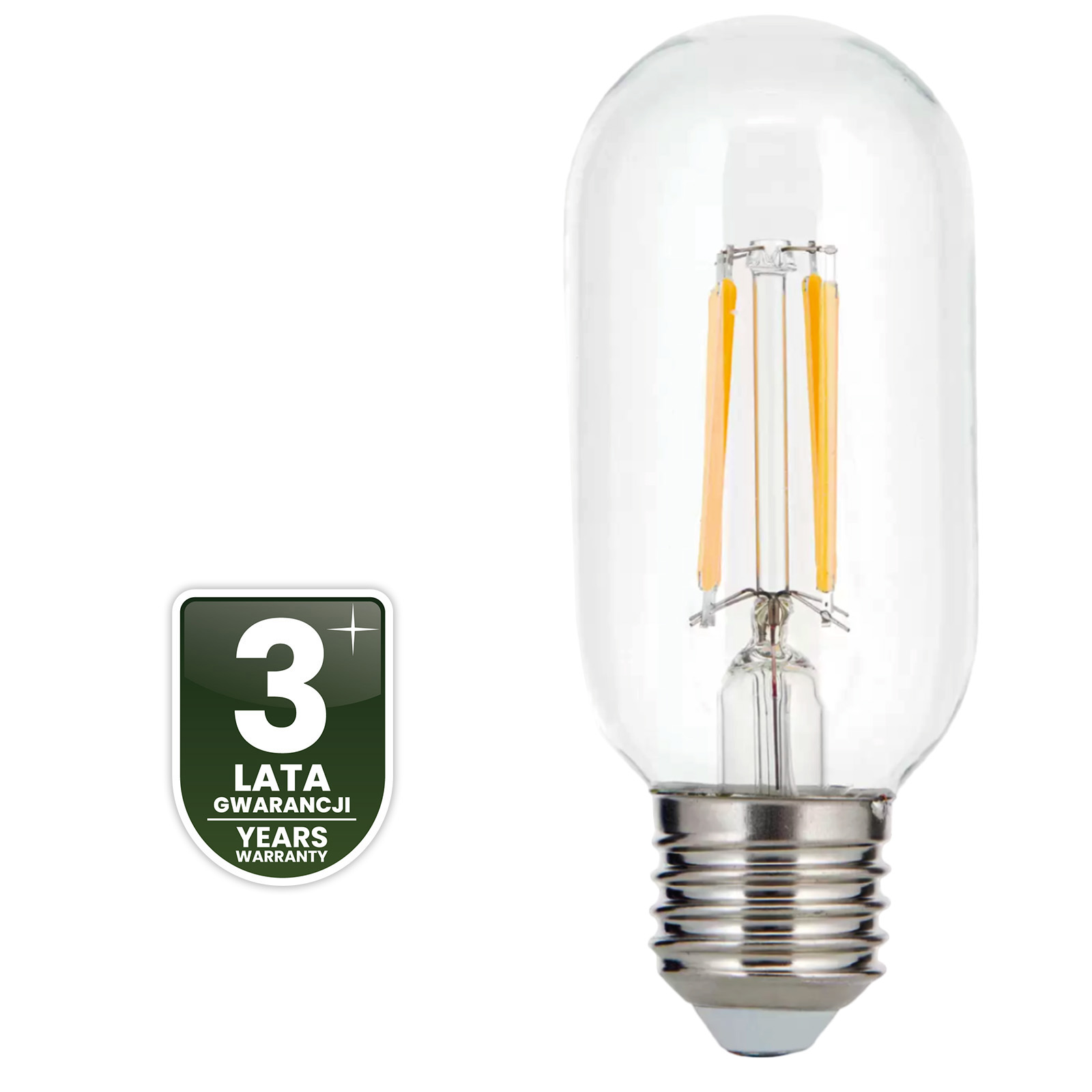 Żarówka LED E27 T45 FILAMENT 4W = 40W 470LM 3000K Ciepła 360° Ozdobna LUMILED - czwarta cecha produktu