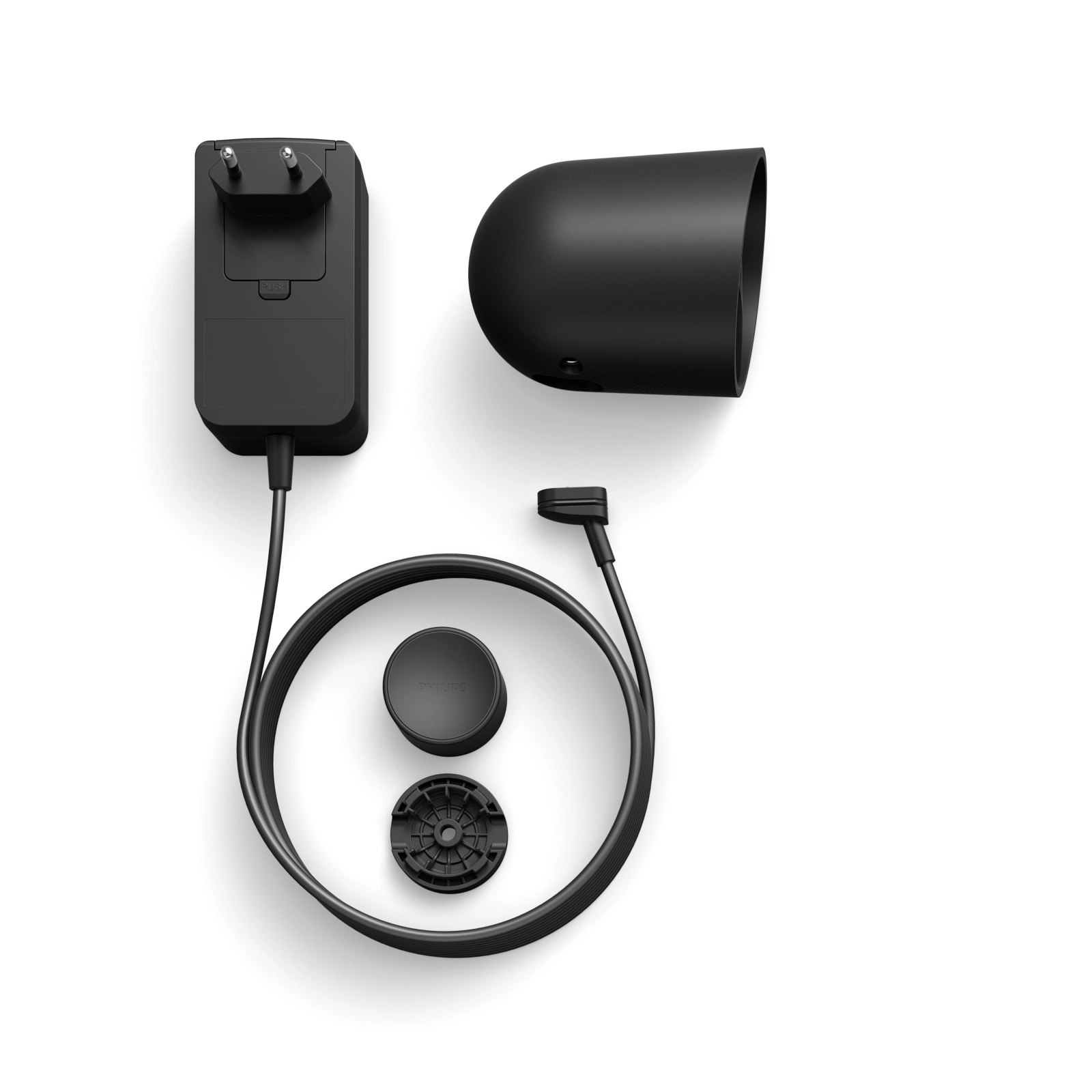 Kamera Przewodowa Zewnętrzna IP 1080p Full HD CMOS Czarna Zigbee WiFi SMART Security Camera Secure Philips HUE - skład produktu