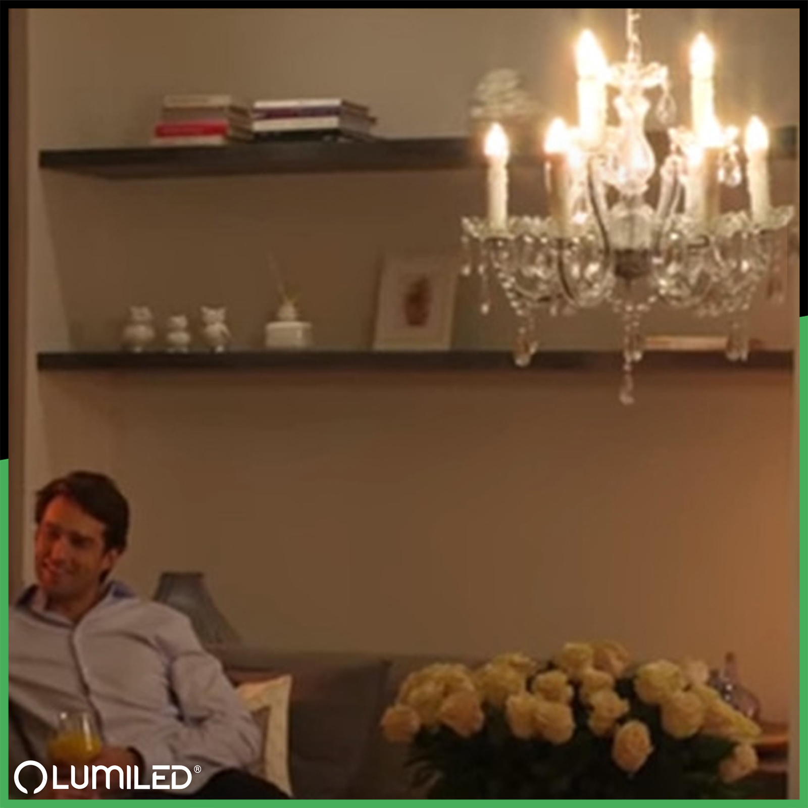 6x Żarówka LED E27 Świeczka B35 5W = 40W 470lm 3000K Ciepła 180° LUMILED - obszar zastosowań