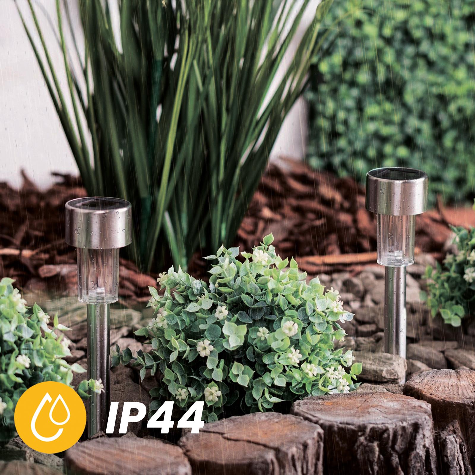 Lampa Ogrodowa LED Solarna Wbijana Chrom 6500K PALIS LUMILED - druga cecha produktu