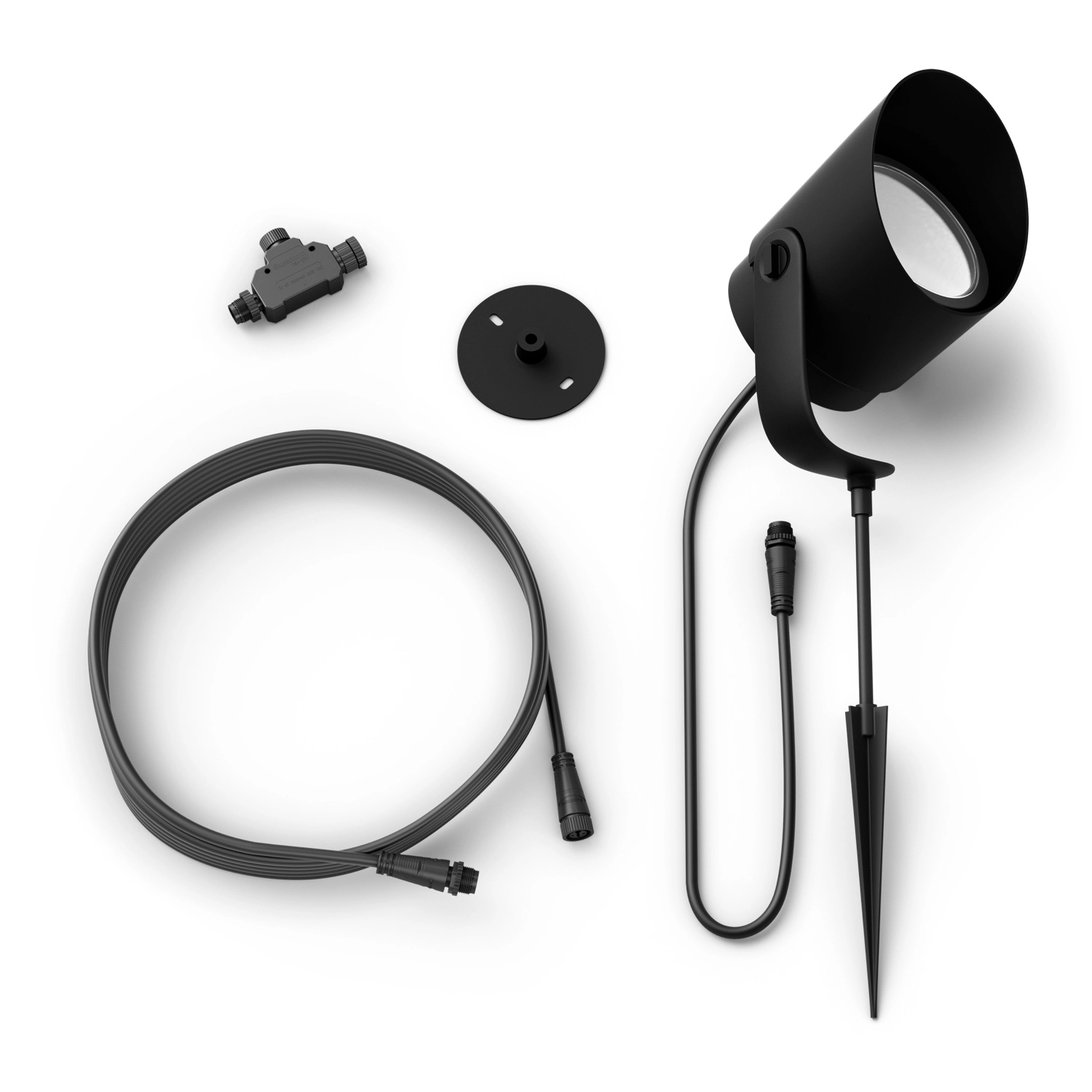 Reflektor Ogrodowy Wbijany LED 15.2W 1060lm IP65 White and Color Ambiance RGB + TW Czarna Inteligentna SMART Zigbee Bluetooth Lily XL Philips HUE - skład produktu