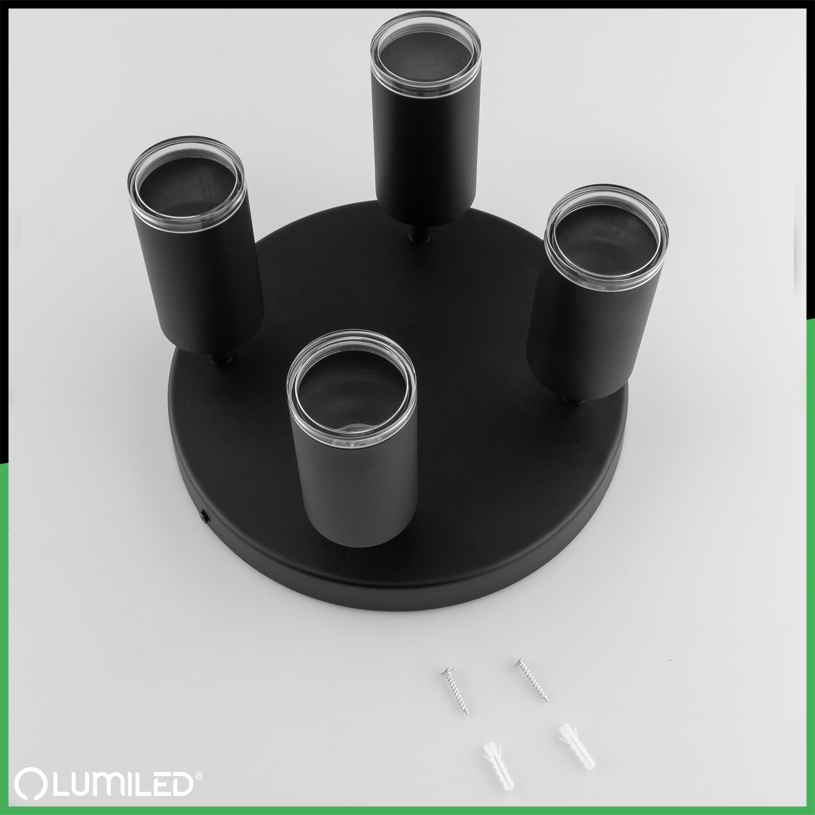 Lampa Sufitowa SPOT TUBA Reflektor LED Oprawa Halogenowa ADERO 4xGU10 Plafon Lumiled - skład produktu