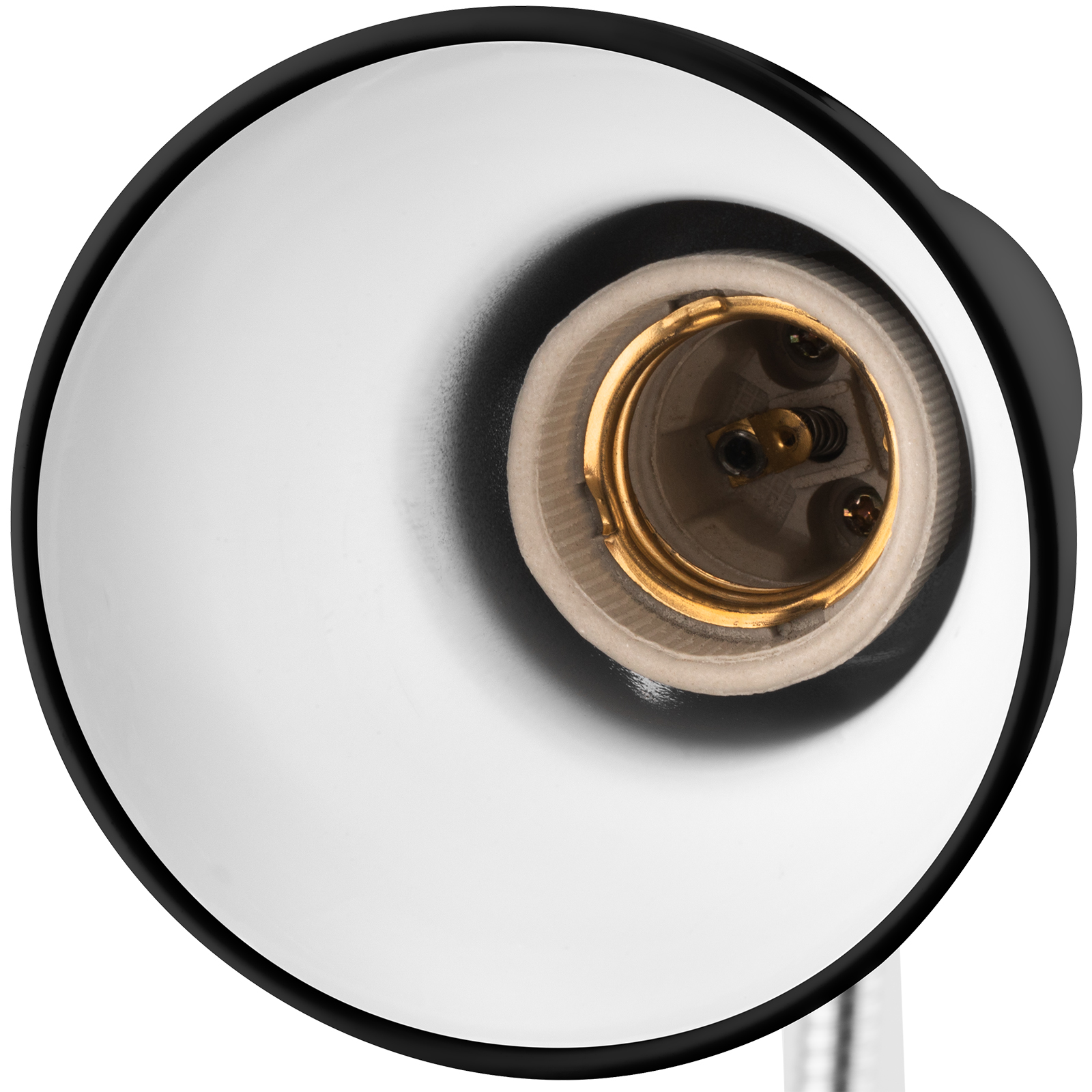 Lampka Biurkowa Stołowa Regulowana DONA Szkolna Nocna E27 Klips Czarna LUMILED - pierwsza cecha produktu