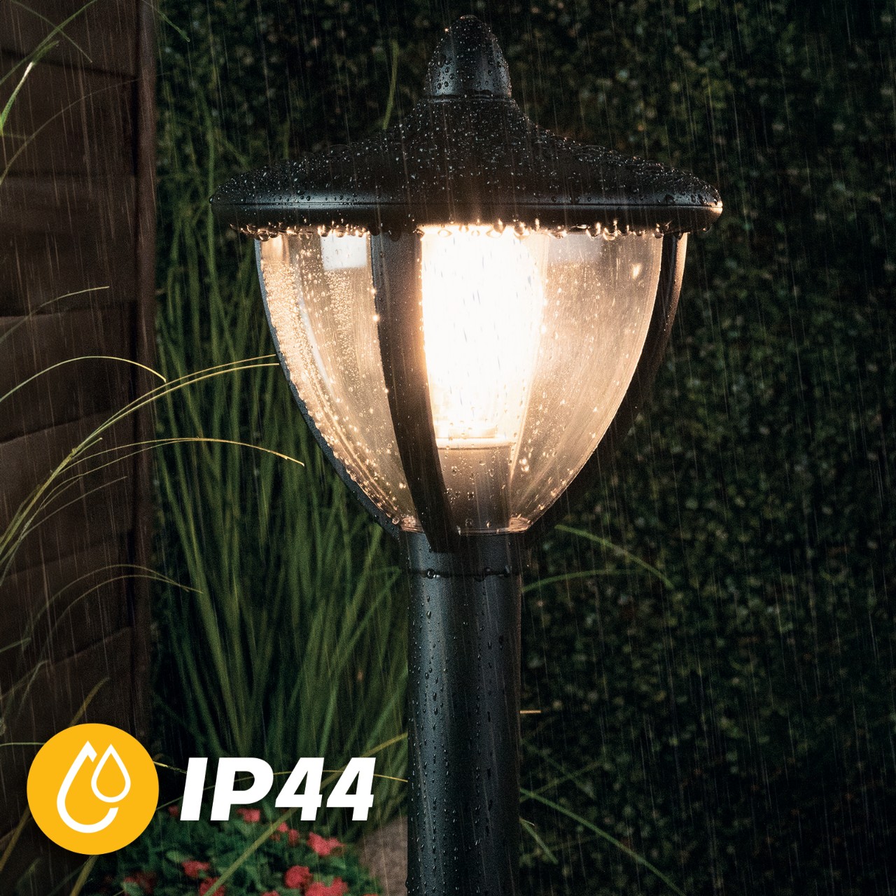 Lampa Ogrodowa Słupek Zewnętrzny Stojący E27 LED Latarnia ARETOS 60cm LUMILED - druga cecha produktu