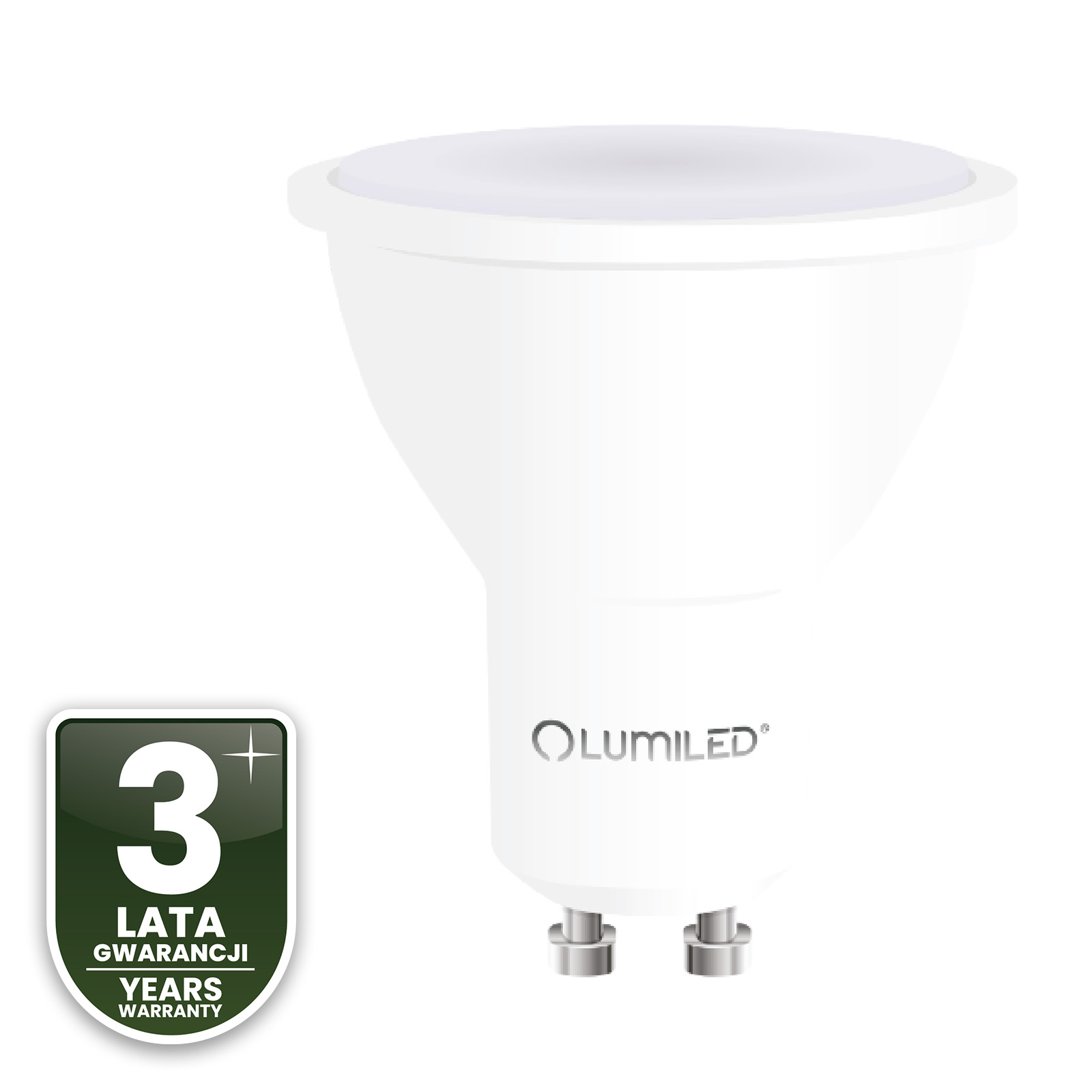 Żarówka LED GU10 Reflektor PAR16 5W = 35W 480lm 3000K Ciepła 120° LUMILED - czwarta cecha produktu