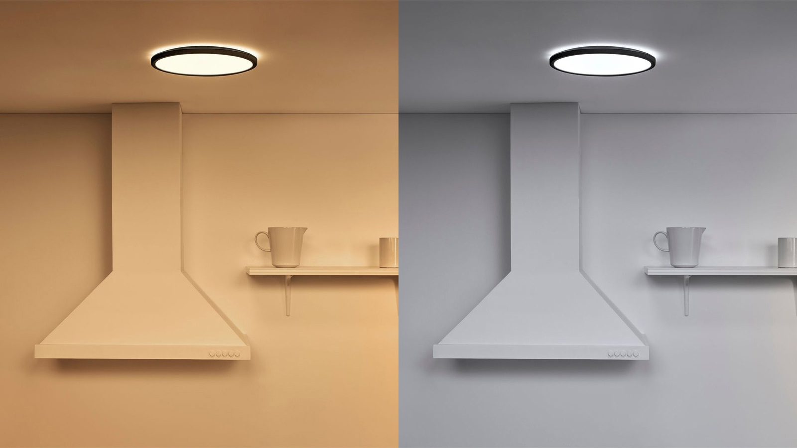 Plafon LED Lampa Sufitowa Natynkowa 22W 2450lm 2700-6500K TW 43cm Czarna Okrągła Inteligentna SMART WiFi Bluetooth Aplikacja Superslim WiZ - druga cecha produktu