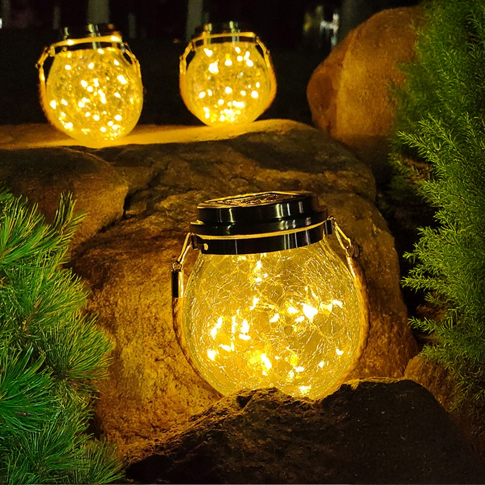 Lampa Solarna Ogrodowa LED MAGUS 3000K Latarenka Lampion na Baterie Kula Szklana Słoik LUMILED - czwarta cecha produktu