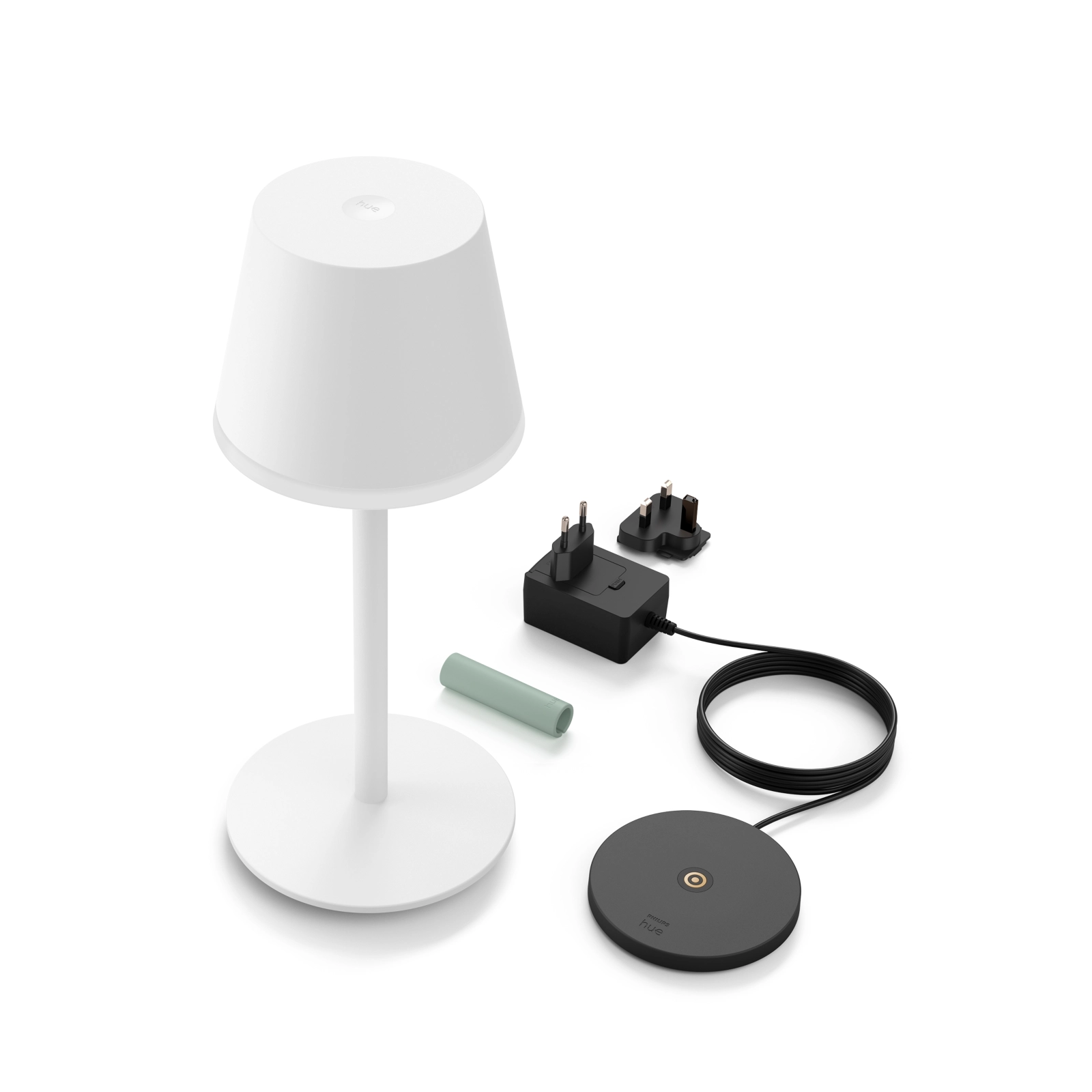 Lampa Stołowa Biurkowa LED 6.2W 530lm White and Color Ambiance RGB + TW Biała 35cm Inteligentna SMART Zigbee Bluetooth Go Table Philips HUE - skład produktu