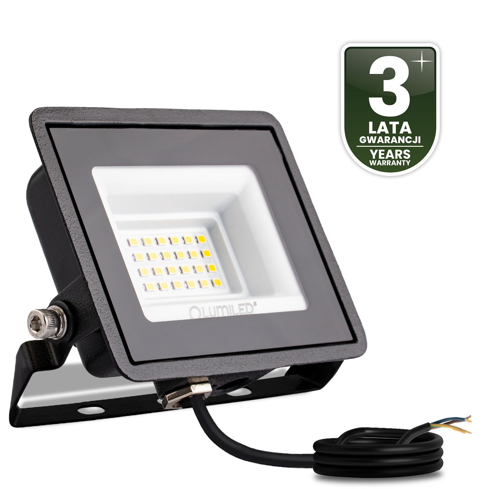 Naświetlacz LED ZUNA2 20W 1800lm 4000K IP65 Czarny LUMILED - czwarta cecha produktu
