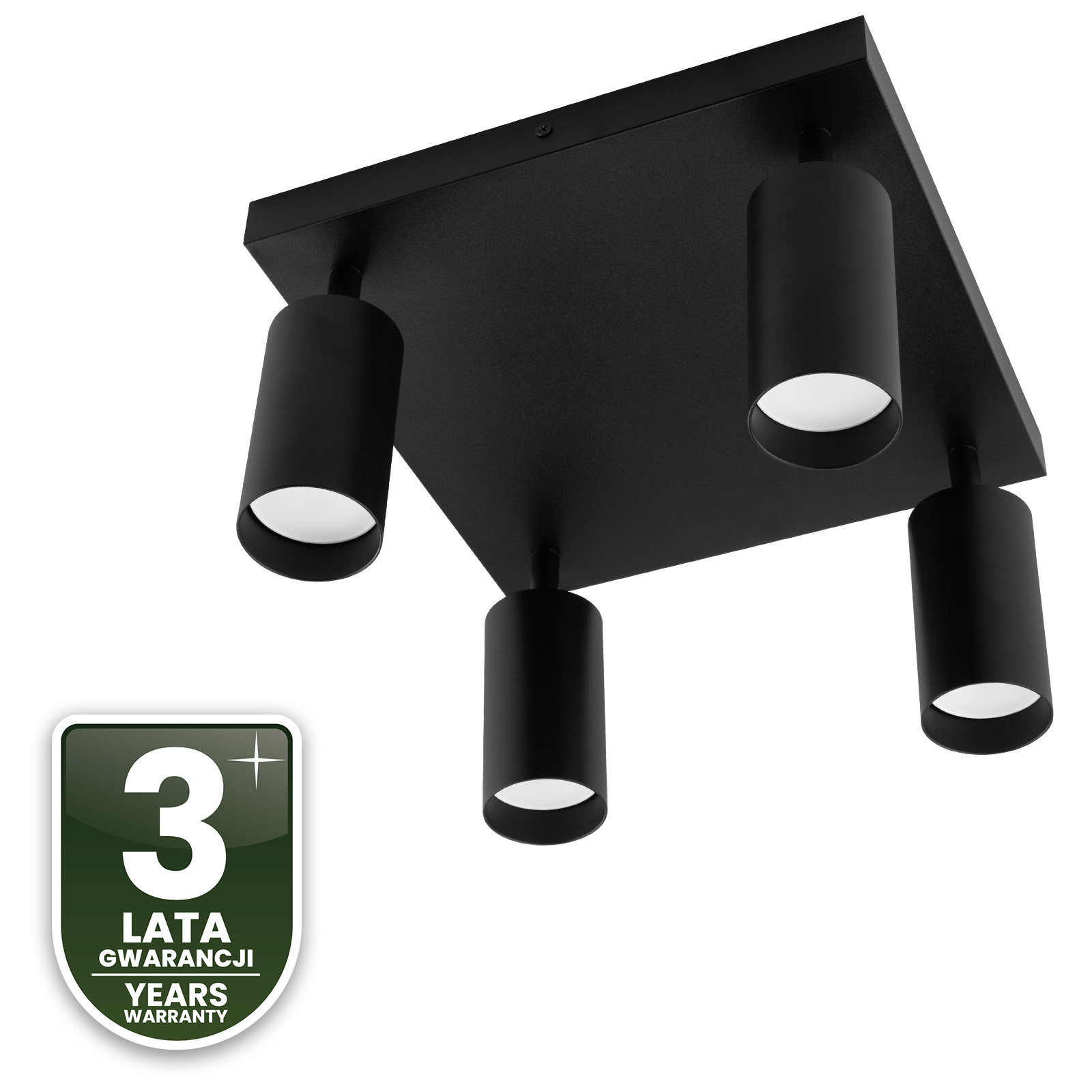 Lampa Sufitowa Plafon SPOT TUBA Reflektor Oprawa Halogenowa 4x GU10 TABULA LUMILED - trzecia cecha produktu